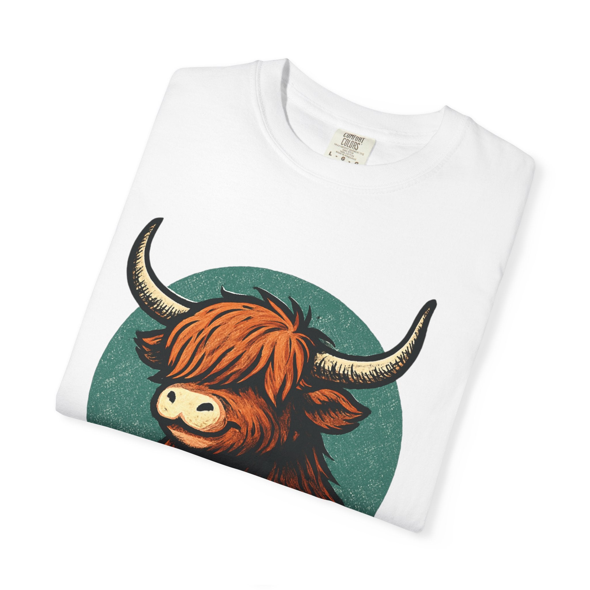 Highland Cow Sitting T-shirt