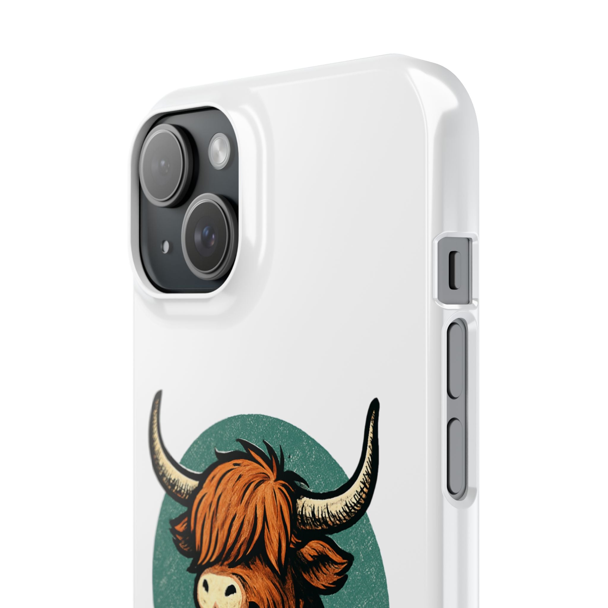 Highland Cow Sitting Slim Case