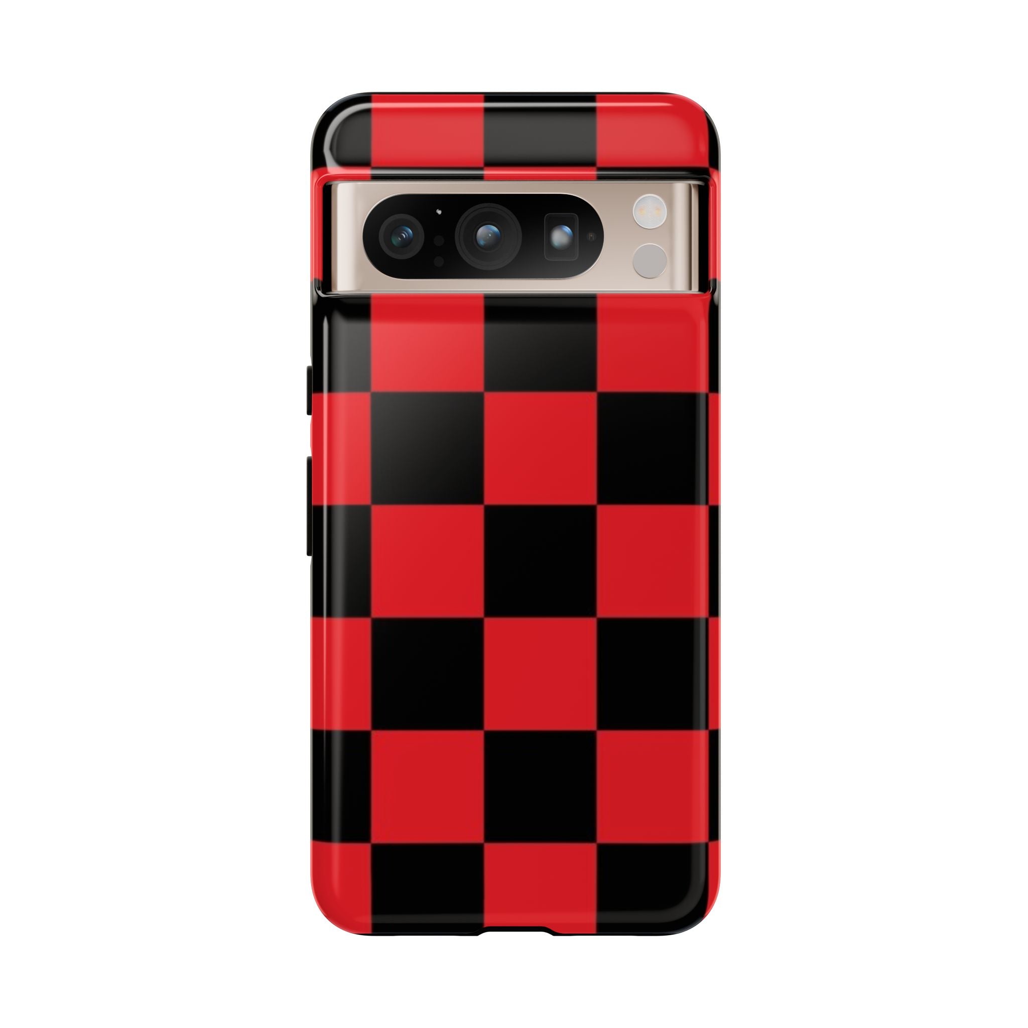 Stylish Phone Case - Tough Cases - Checker Pattern, Protective Cover, Gift for Her, Tech Accessories, Holiday Present