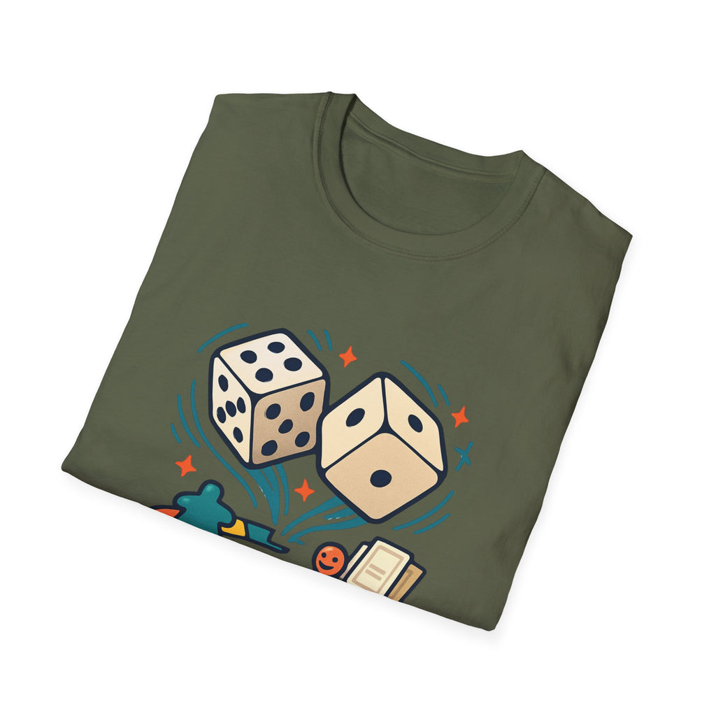 Game Night Graphic Tee | Fun Unisex T-Shirt for Board Game Lovers, Gift for Gamers, Casual Wear, Game Room Decor, Board Game Party