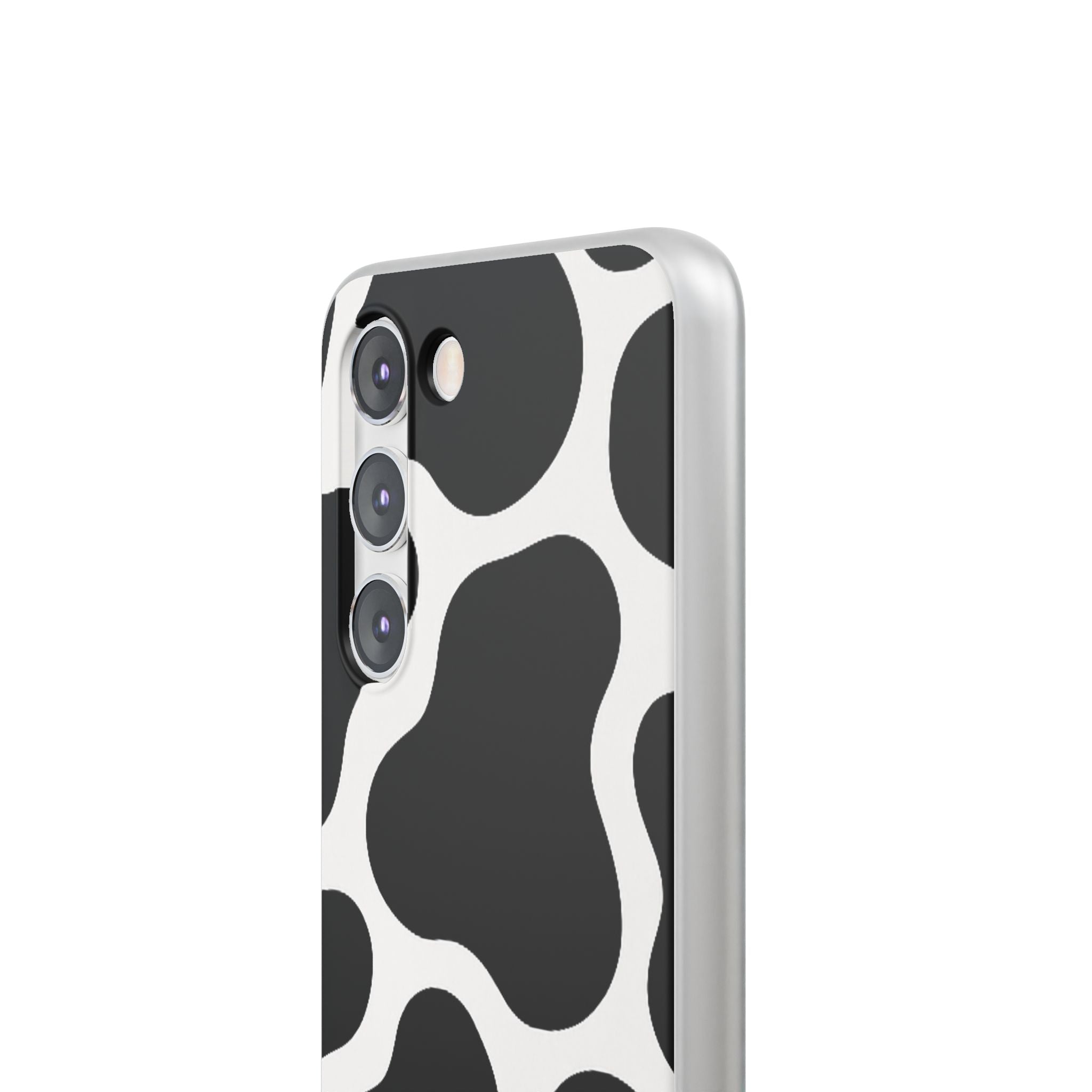 Stylish Cow Print Flexi Cases for iPhone, Trendy Phone Covers, Unique Gift for Animal Lovers, Everyday Essentials, Cute Phone Accessories