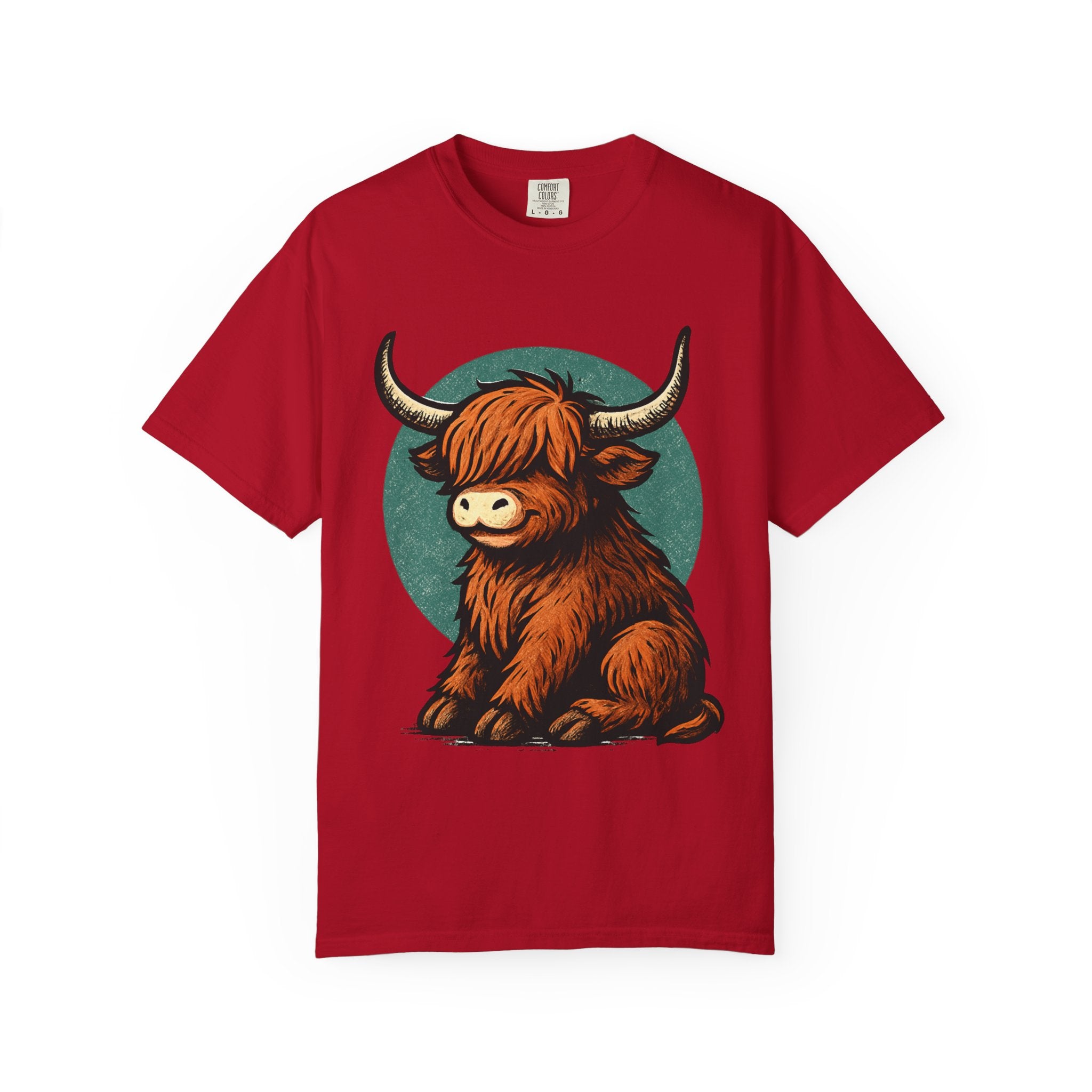 Highland Cow Sitting T-shirt