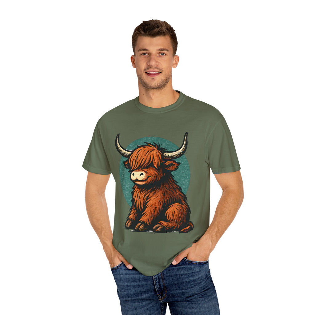 Highland Cow Sitting T-shirt