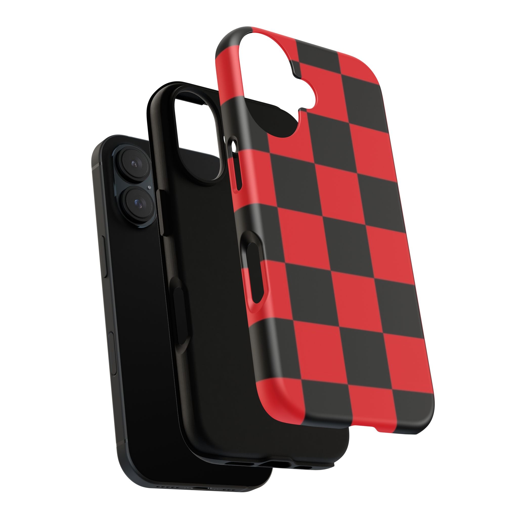 Stylish Phone Case - Tough Cases - Checker Pattern, Protective Cover, Gift for Her, Tech Accessories, Holiday Present