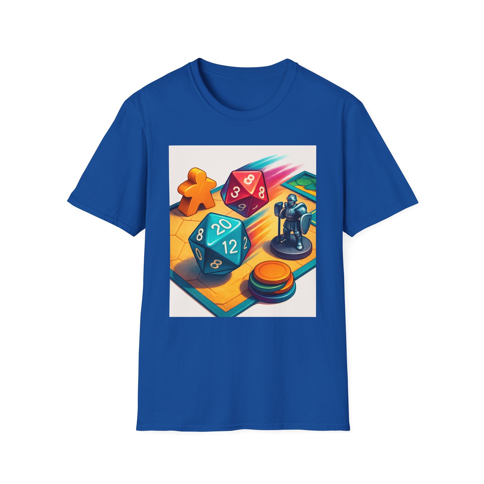 Dice Game Unisex T-Shirt - Perfect for Board Game Lovers, Gamer Gift, Casual Wear, Unique Design, Game Night Apparel