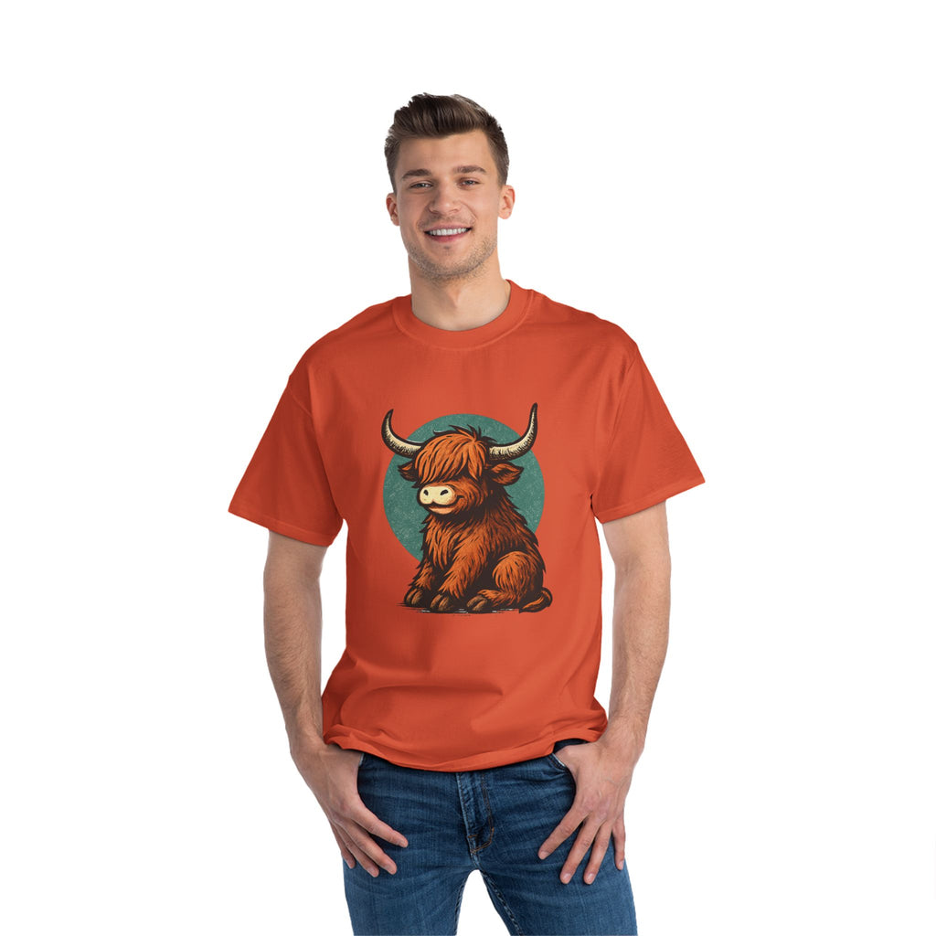 Cute Highland Cow T-Shirt, Graphic Tee
