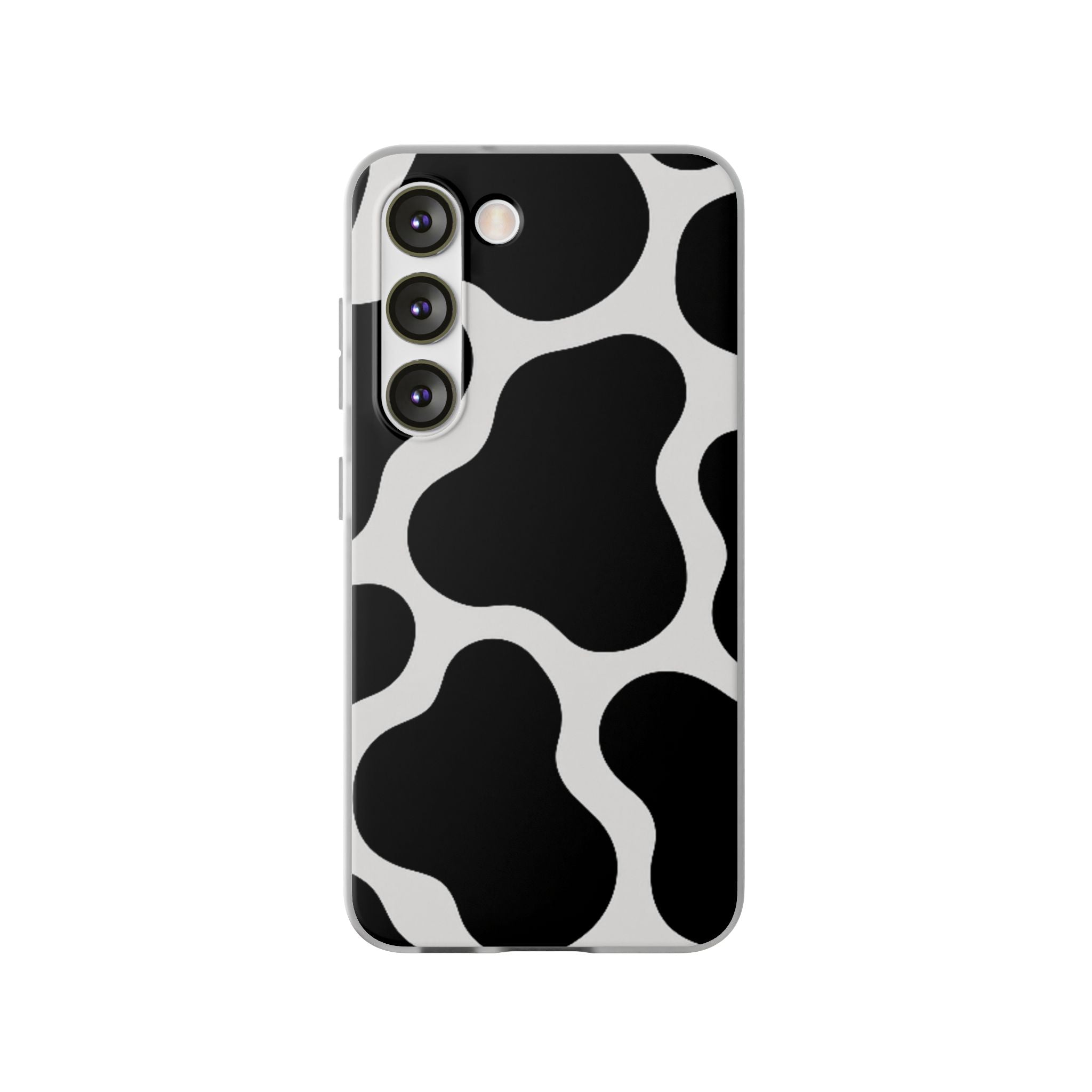 Stylish Cow Print Flexi Cases for iPhone, Trendy Phone Covers, Unique Gift for Animal Lovers, Everyday Essentials, Cute Phone Accessories