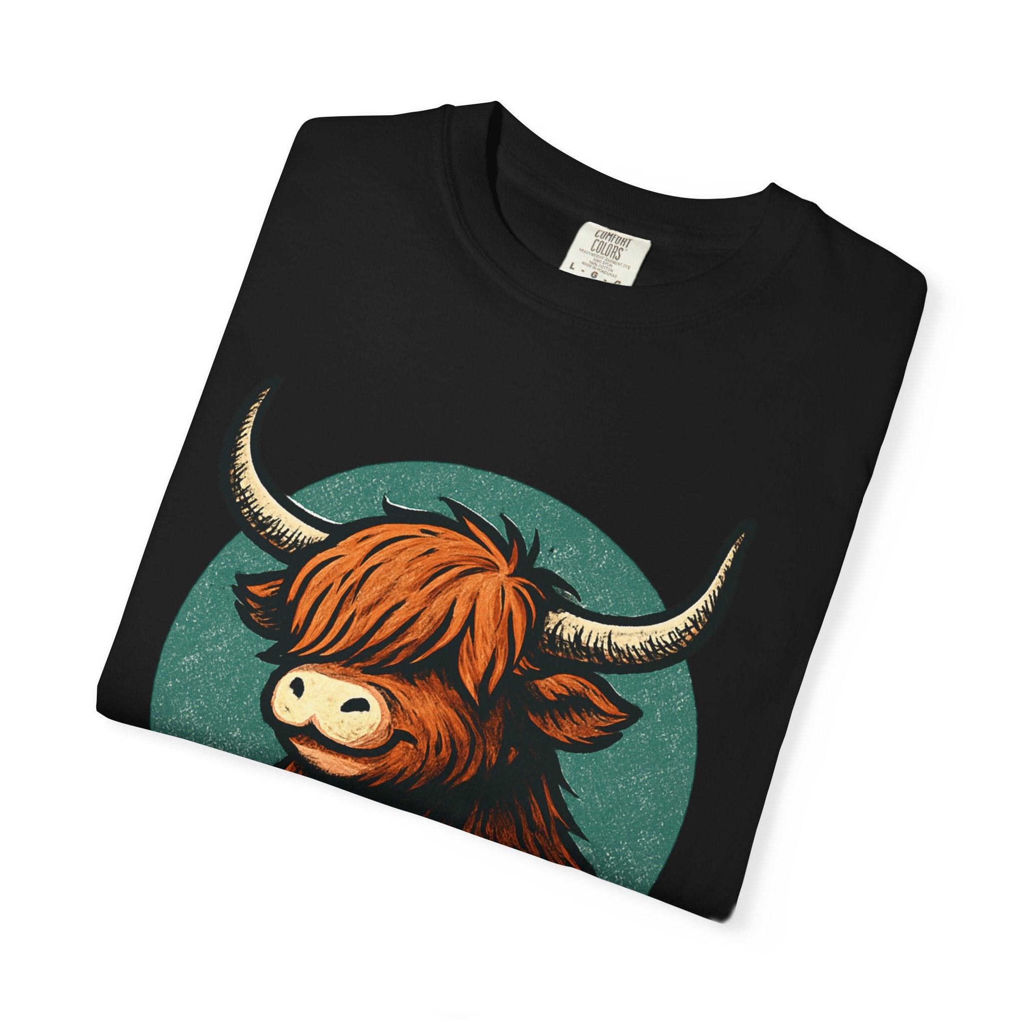 Highland Cow Sitting T-shirt