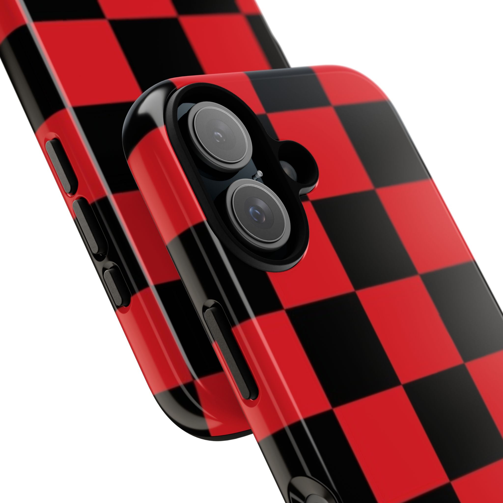 Stylish Phone Case - Tough Cases - Checker Pattern, Protective Cover, Gift for Her, Tech Accessories, Holiday Present