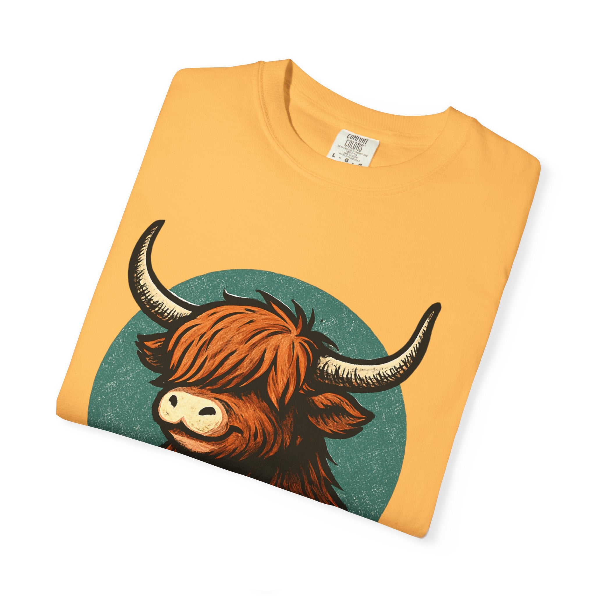 Highland Cow Sitting T-shirt