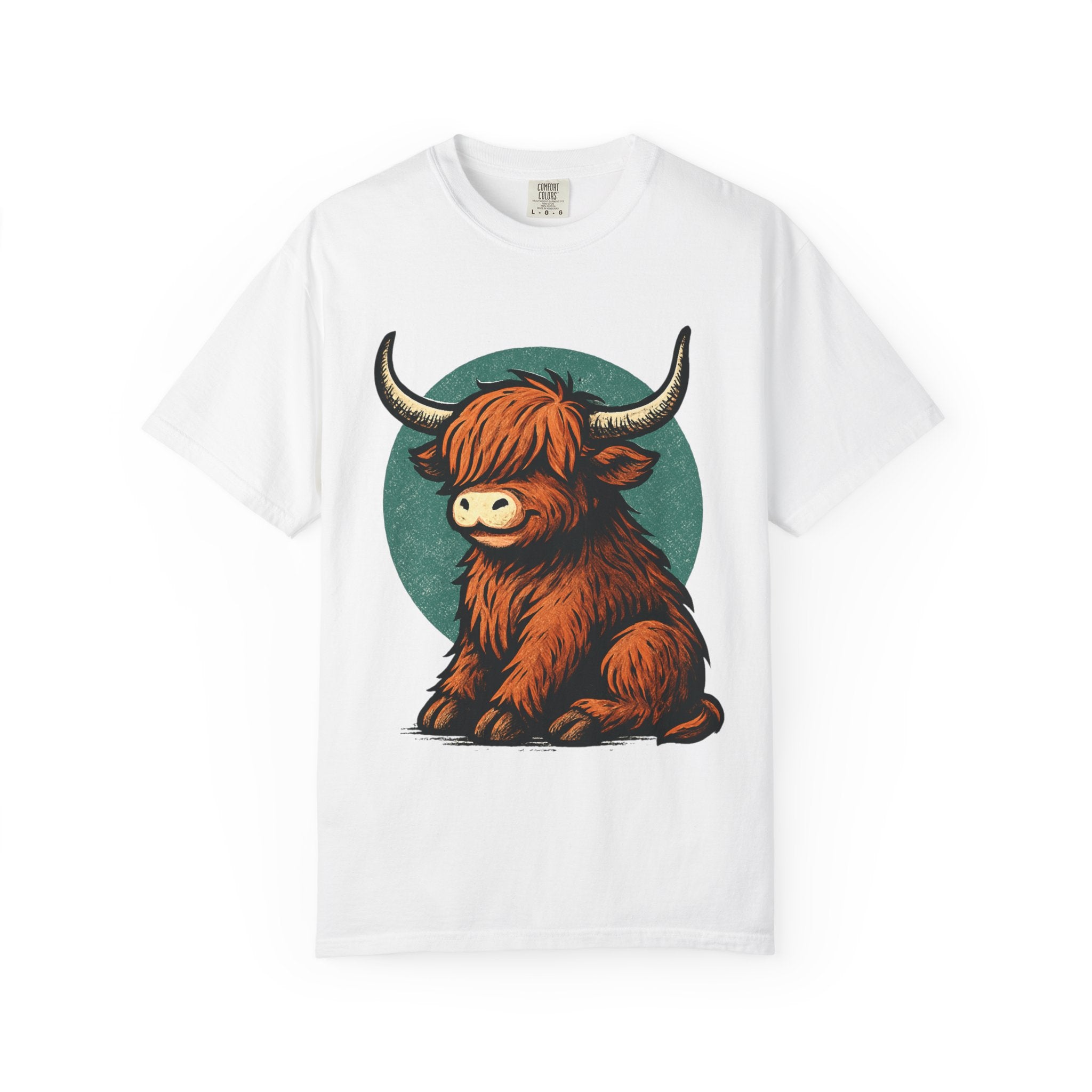 Highland Cow Sitting T-shirt
