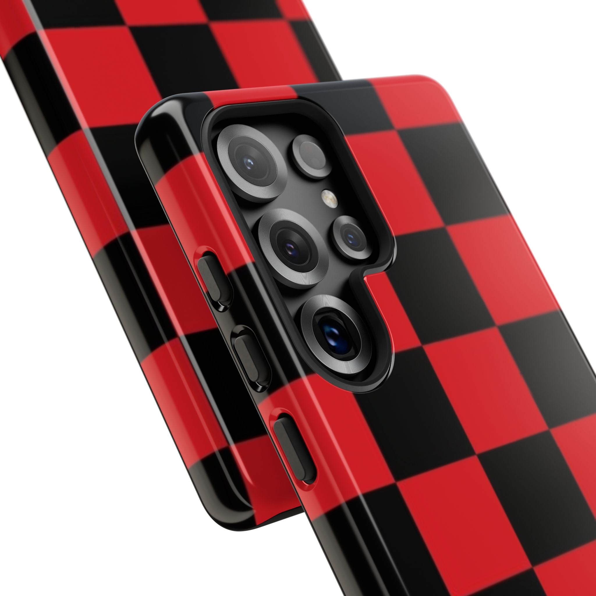 Stylish Phone Case - Tough Cases - Checker Pattern, Protective Cover, Gift for Her, Tech Accessories, Holiday Present