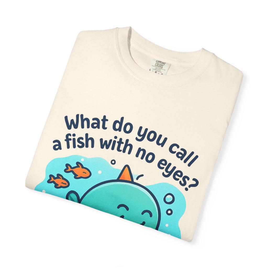 Whimsical Fish Dad Joke Unisex T-Shirt, Funny Gift for Sea Lovers, Kids and Adults, Casual Wear, Birthday, Ocean Theme, Humor Shirt