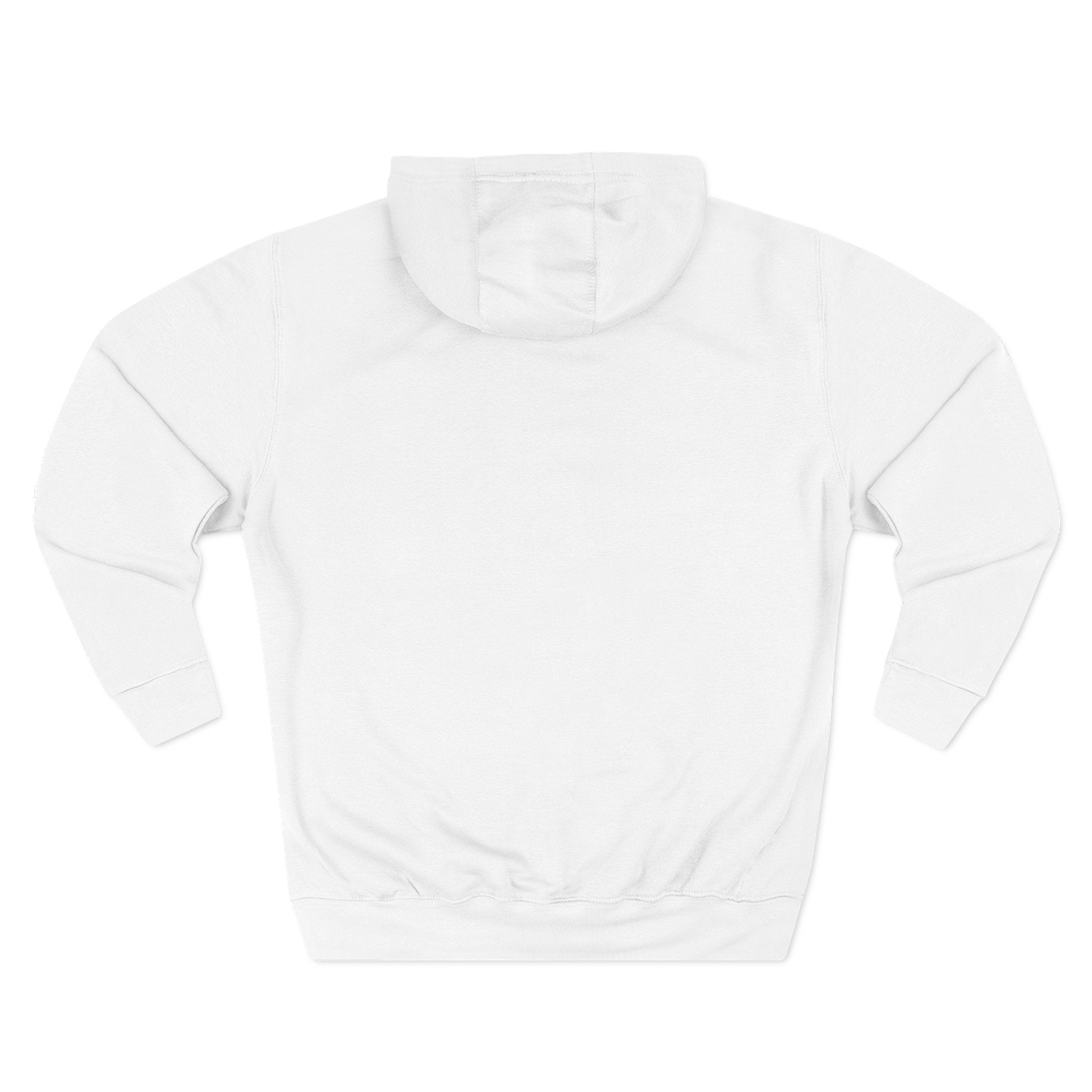 Official Designs by Powers Three-Panel Fleece Hoodie — Minimal Script Logo Pullover
