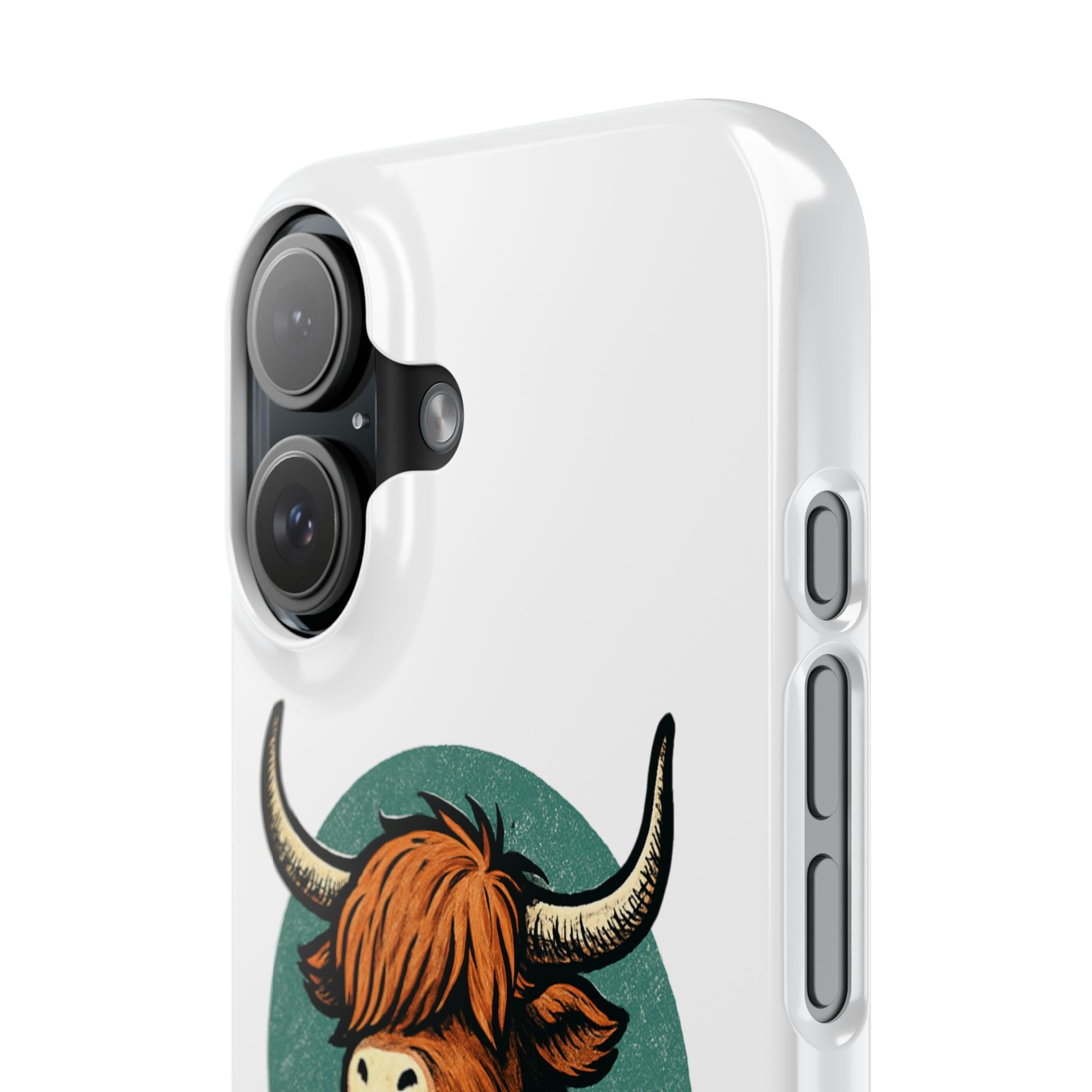 Highland Cow Sitting Slim Case