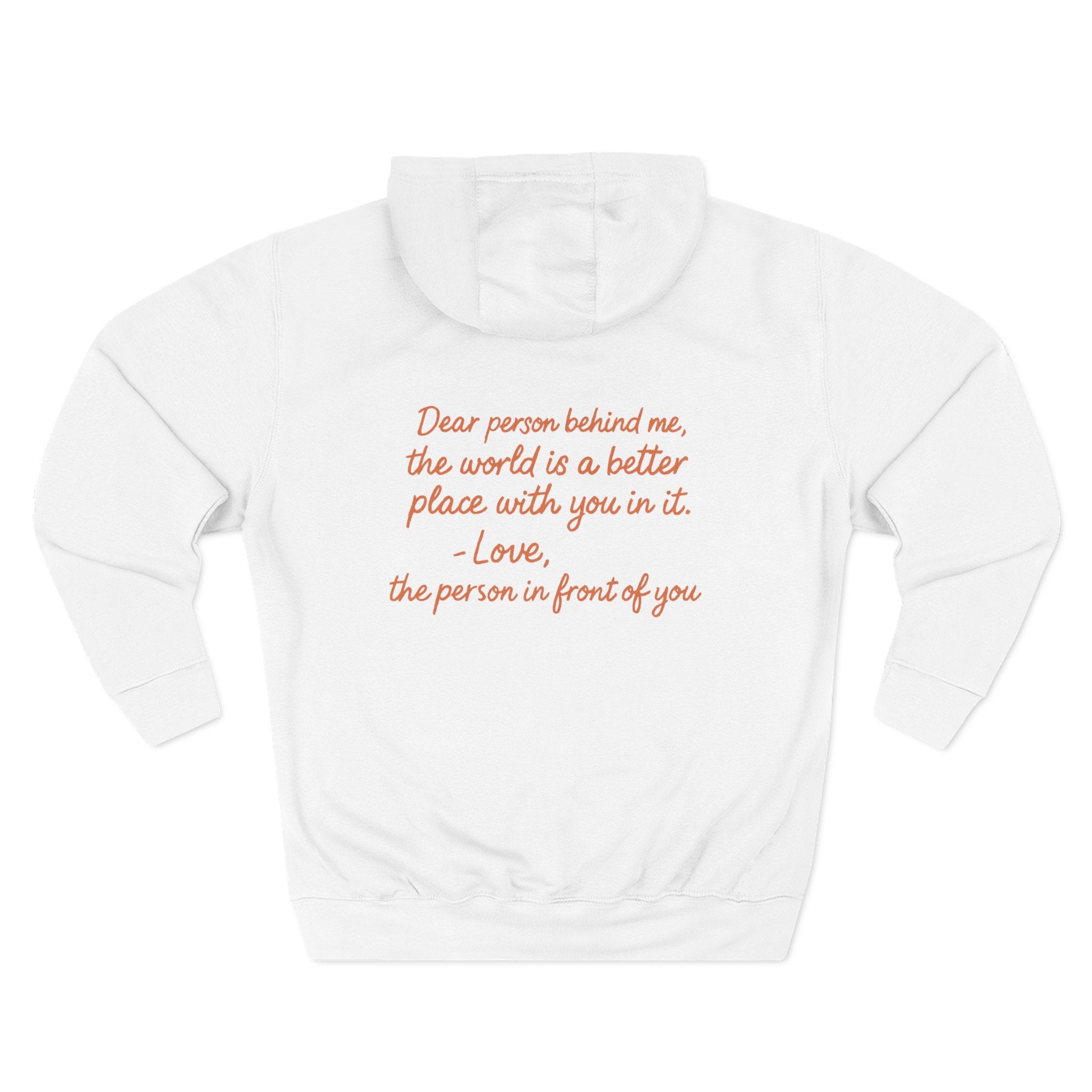 Inspirational Fleece Hoodie - You Are Enough, Motivational Sweatshirt, Uplifting Gift, Cozy Outfit for Self-Love and Positivity