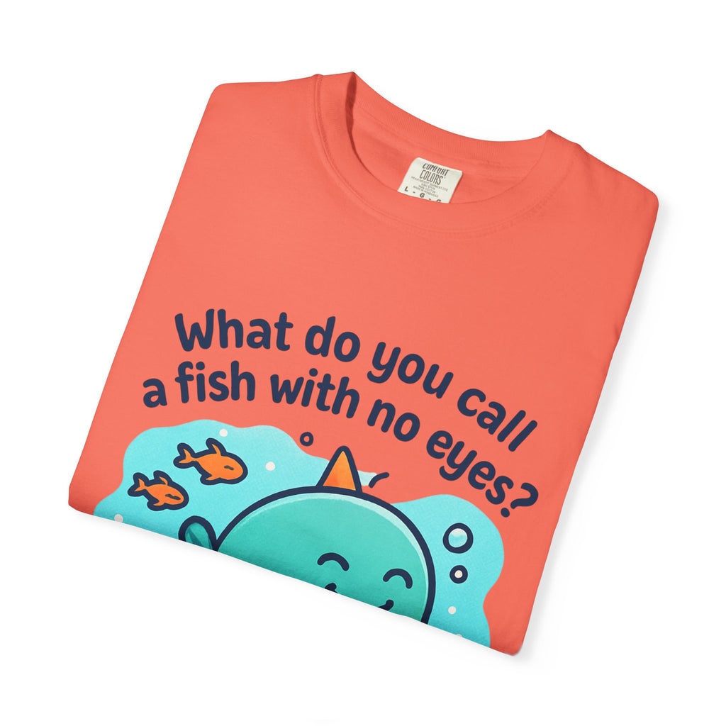 Whimsical Fish Dad Joke Unisex T-Shirt, Funny Gift for Sea Lovers, Kids and Adults, Casual Wear, Birthday, Ocean Theme, Humor Shirt