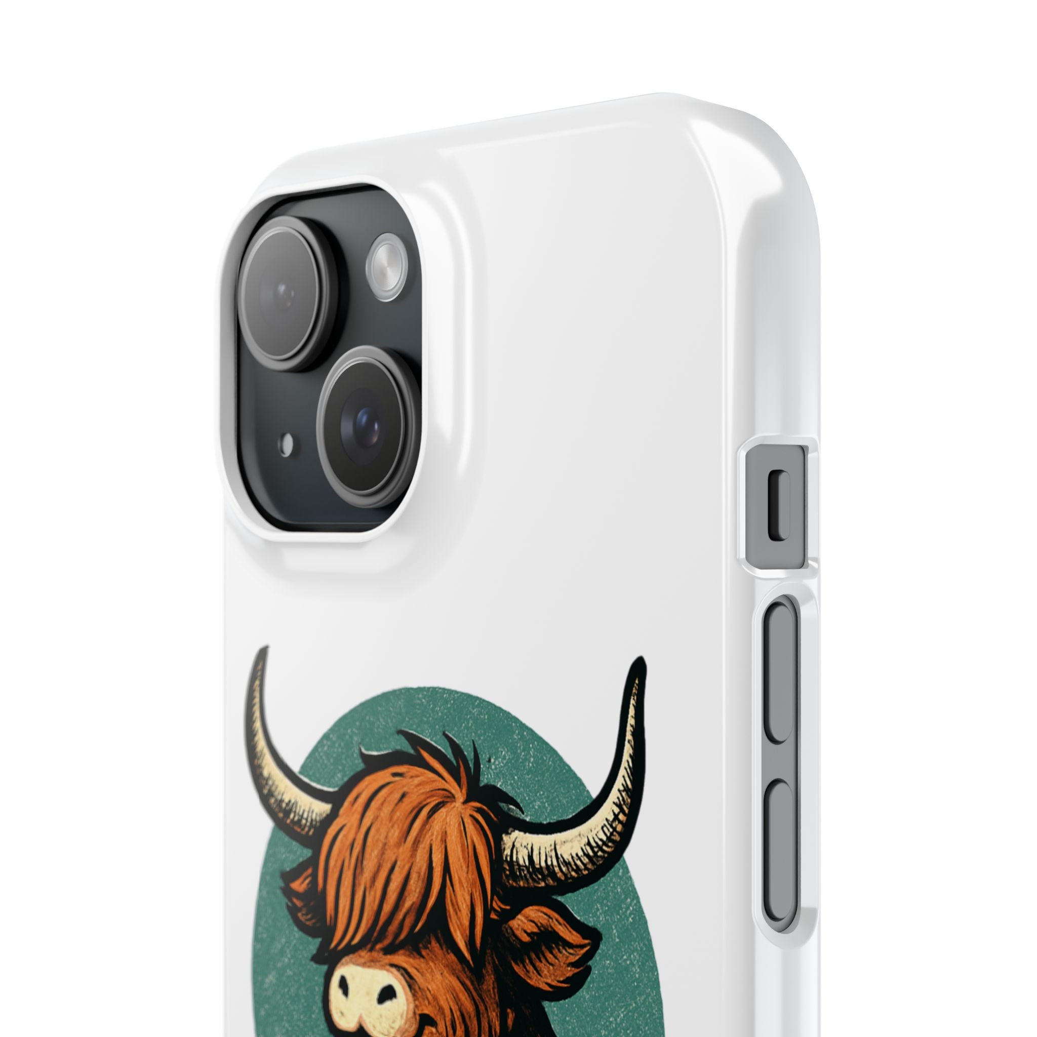Highland Cow Sitting Slim Case