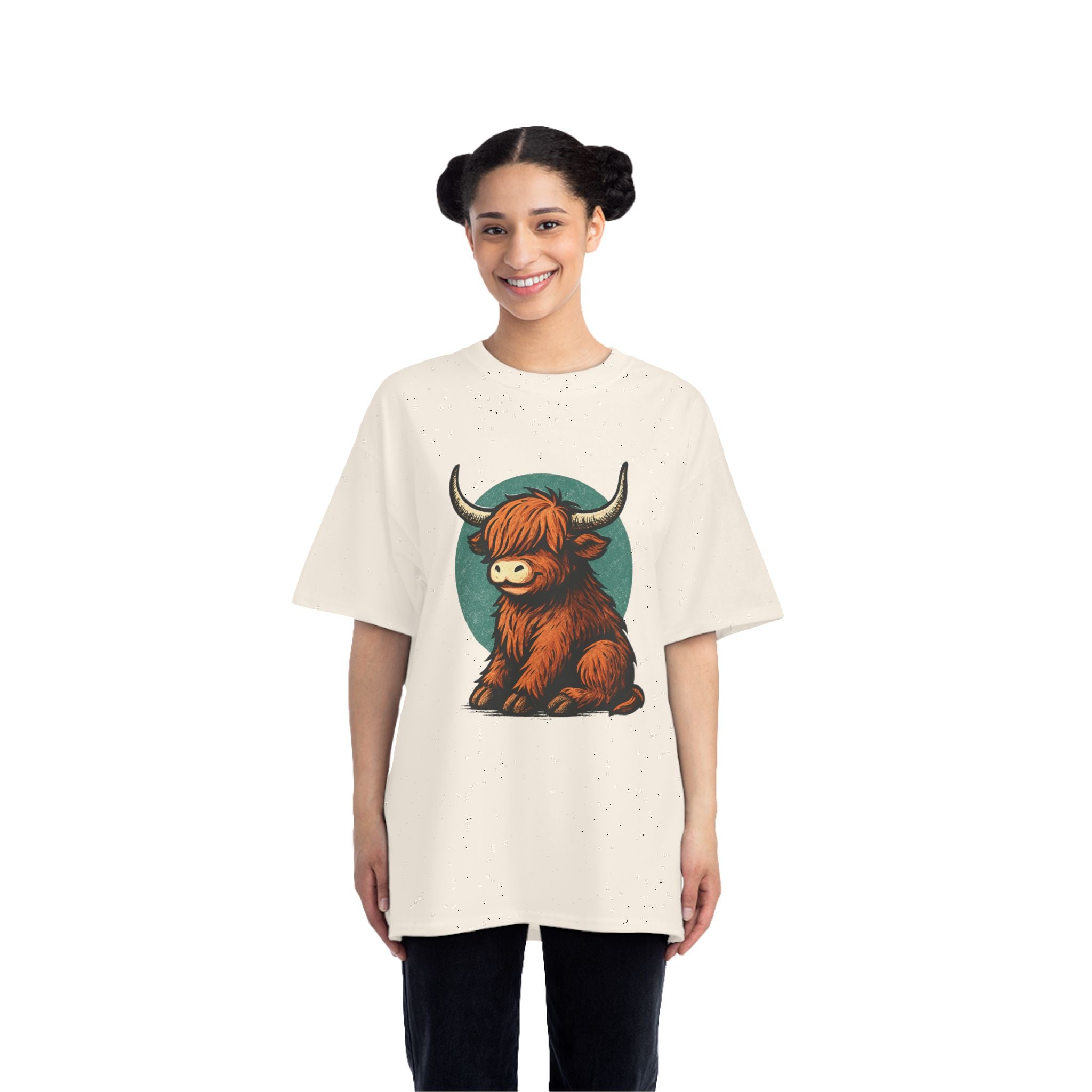Cute Highland Cow T-Shirt, Graphic Tee