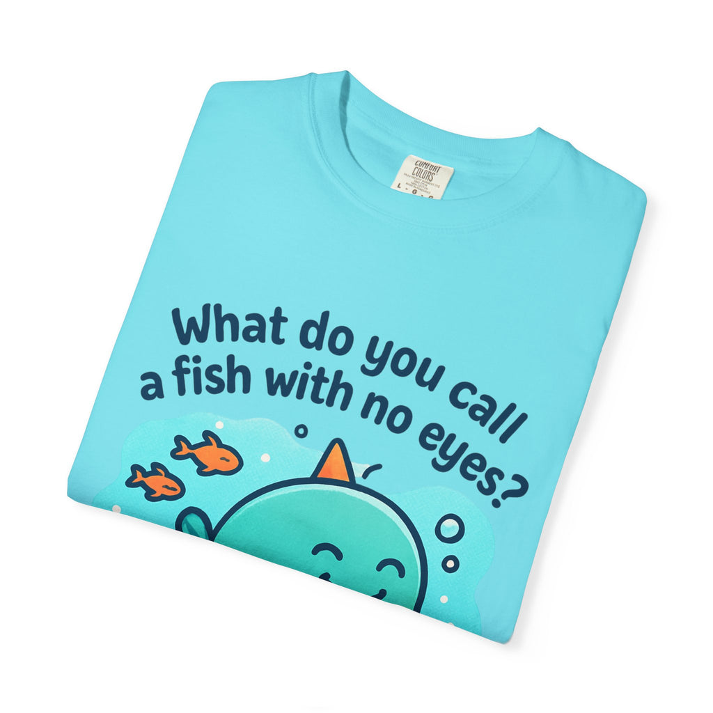Whimsical Fish Dad Joke Unisex T-Shirt, Funny Gift for Sea Lovers, Kids and Adults, Casual Wear, Birthday, Ocean Theme, Humor Shirt