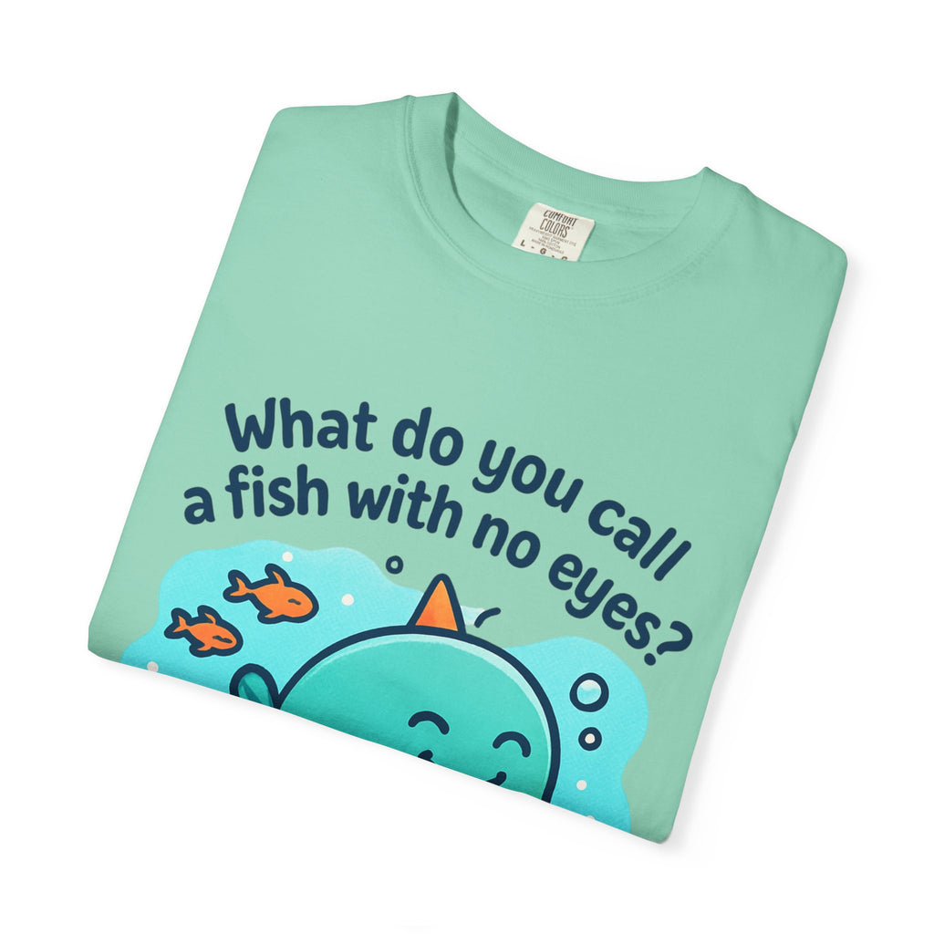 Whimsical Fish Dad Joke Unisex T-Shirt, Funny Gift for Sea Lovers, Kids and Adults, Casual Wear, Birthday, Ocean Theme, Humor Shirt