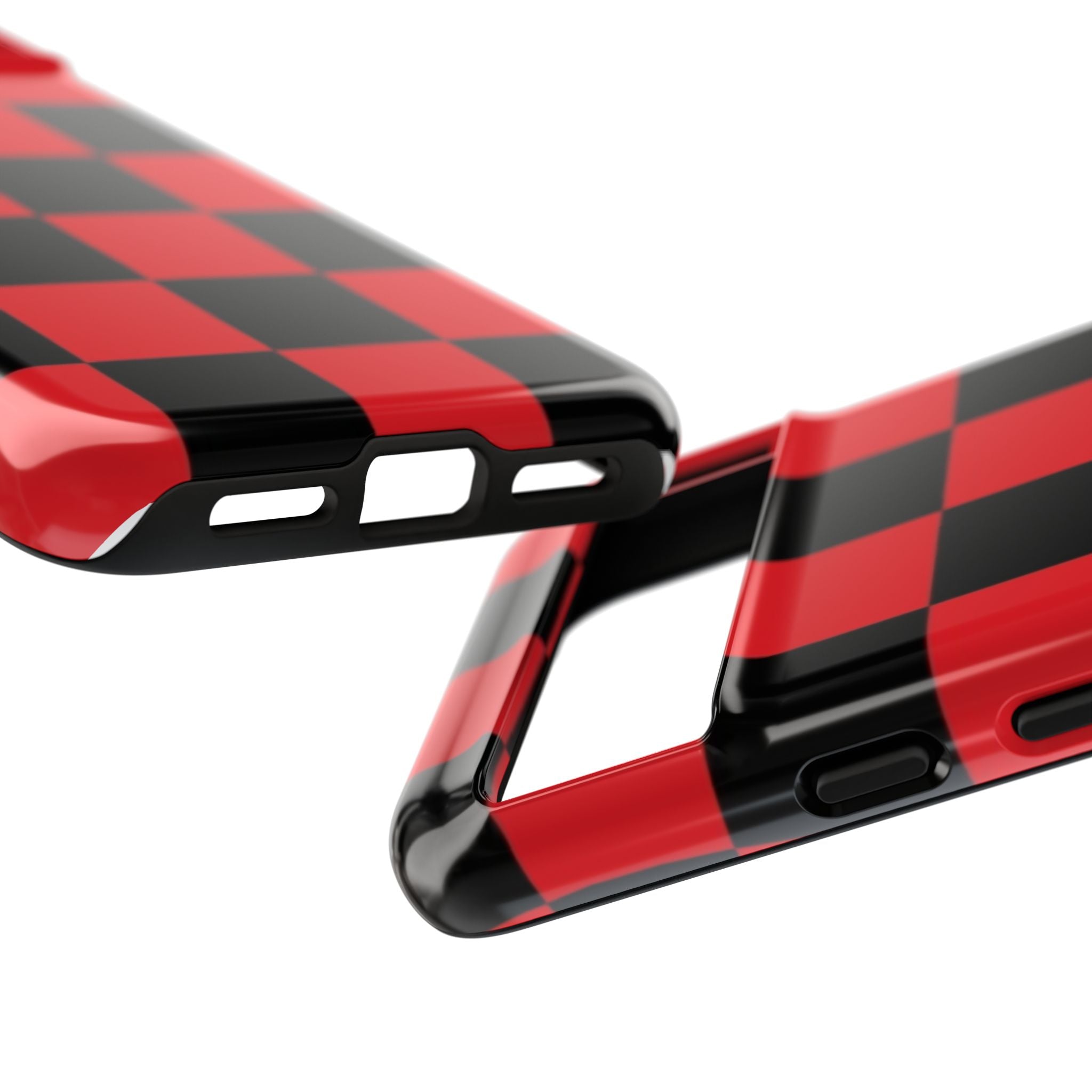 Stylish Phone Case - Tough Cases - Checker Pattern, Protective Cover, Gift for Her, Tech Accessories, Holiday Present