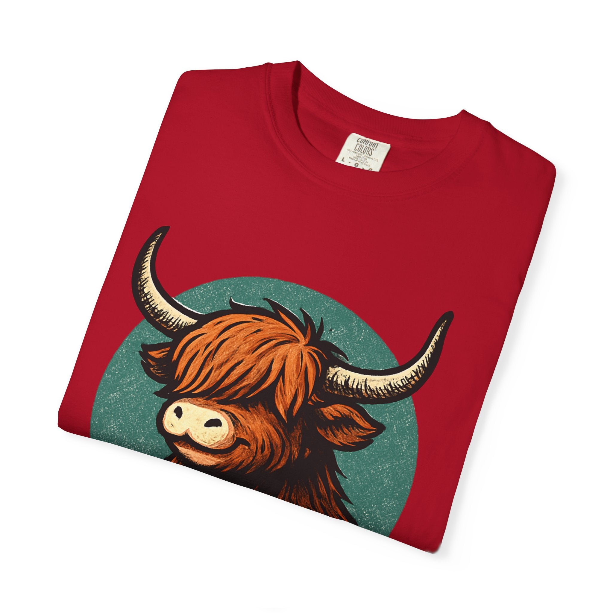 Highland Cow Sitting T-shirt