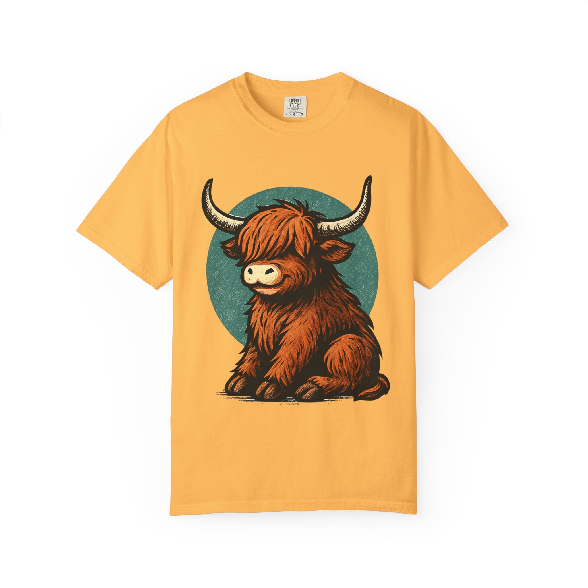 Highland Cow Sitting T-shirt