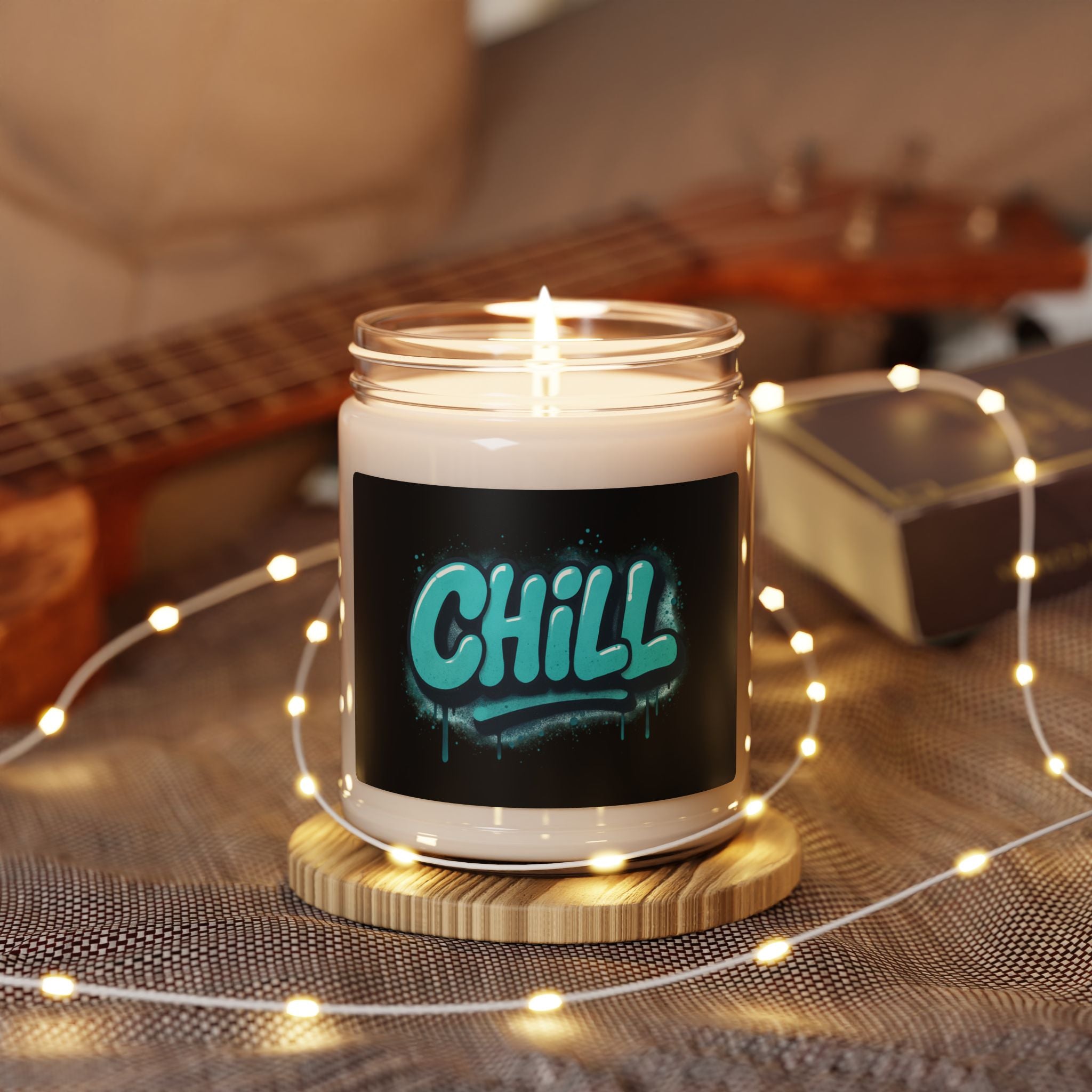 Chill Scented Soy Candle - Relaxing Aromatherapy, Eco-Friendly Home Decor, Gift for Her, Birthday, Housewarming, Self-Care