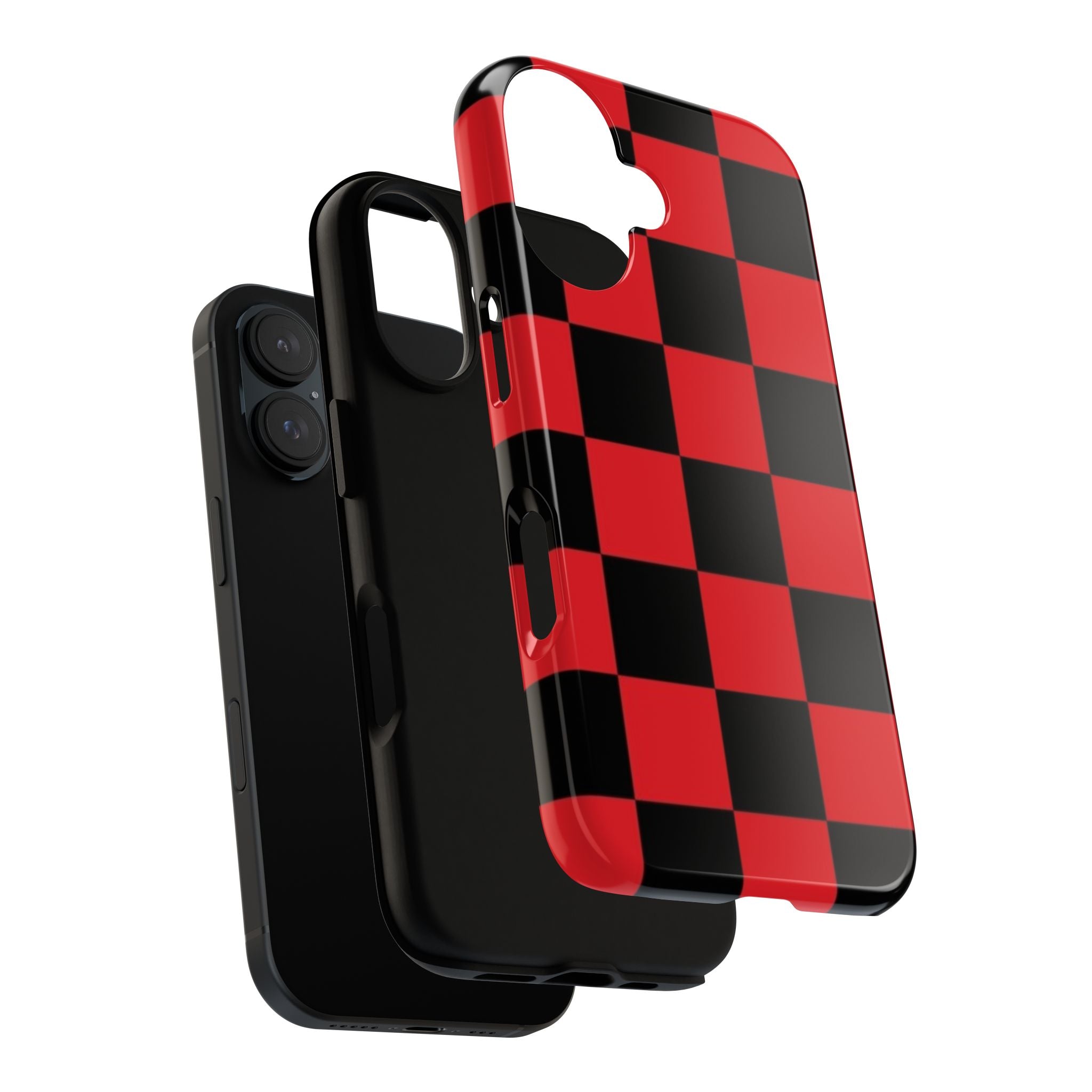 Stylish Phone Case - Tough Cases - Checker Pattern, Protective Cover, Gift for Her, Tech Accessories, Holiday Present