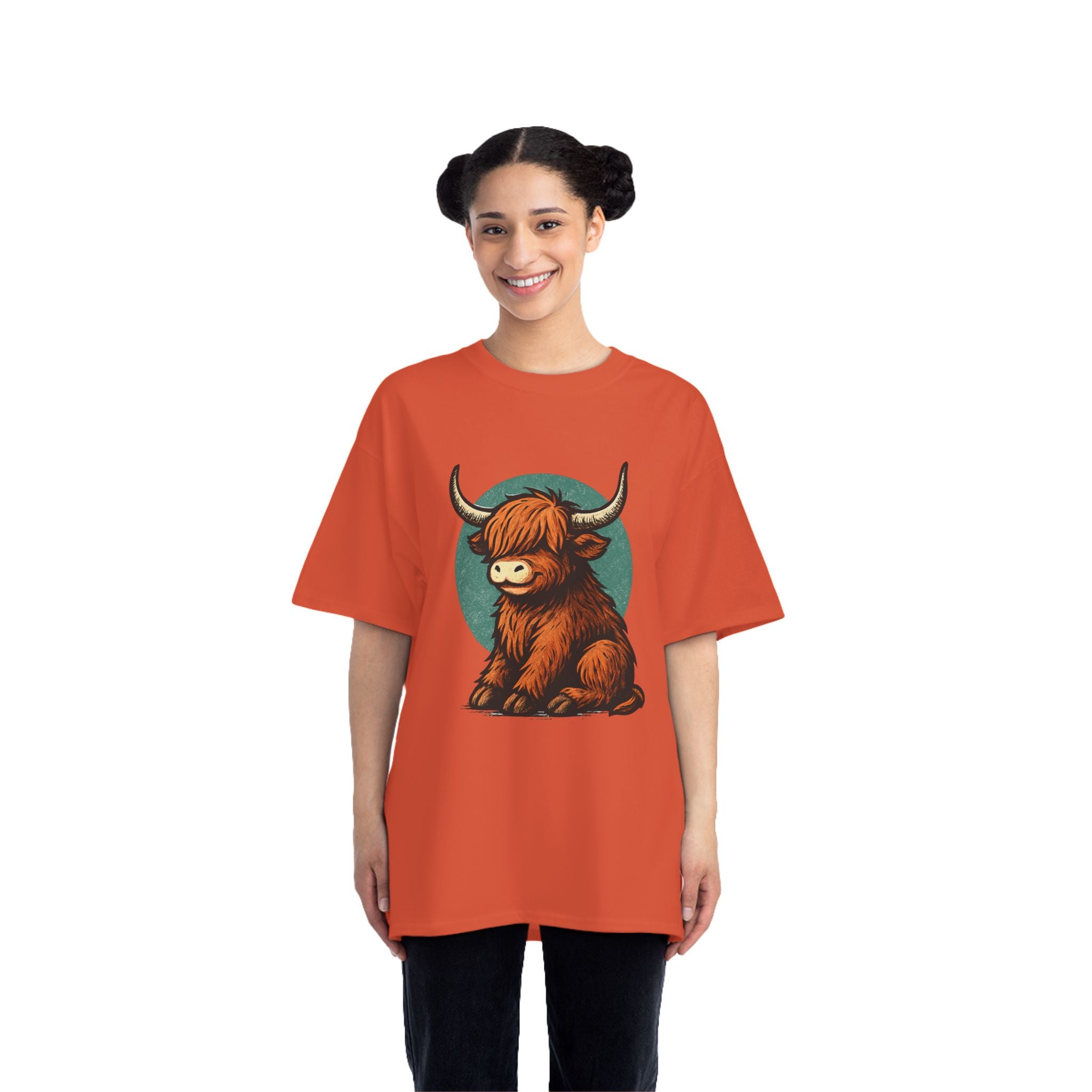 Cute Highland Cow T-Shirt, Graphic Tee