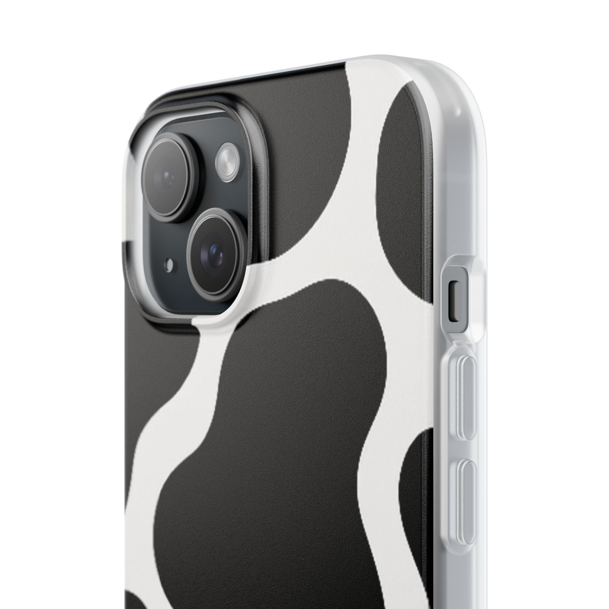 Stylish Cow Print Flexi Cases for iPhone, Trendy Phone Covers, Unique Gift for Animal Lovers, Everyday Essentials, Cute Phone Accessories