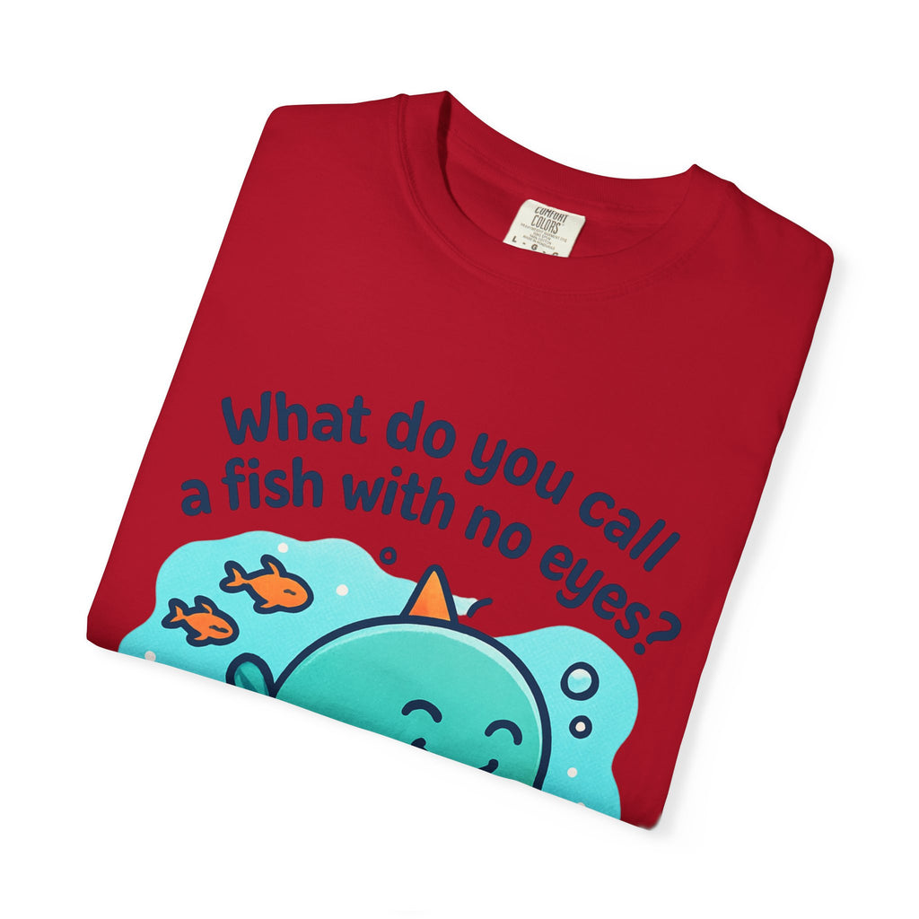 Whimsical Fish Dad Joke Unisex T-Shirt, Funny Gift for Sea Lovers, Kids and Adults, Casual Wear, Birthday, Ocean Theme, Humor Shirt