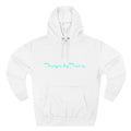 Designs by Powers Logo Cozy Three-Panel Fleece Hoodie for All Occasions, Casual Wear, Gift for Friends, Trendy Hoodie, Warm Layering, Everyday Comfort