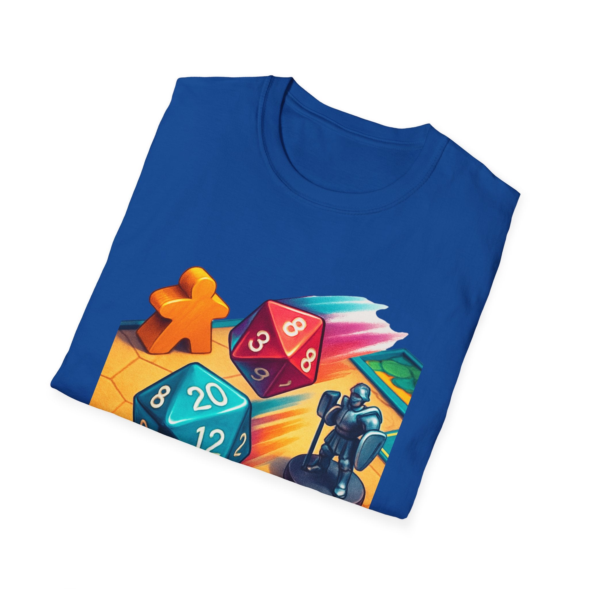 Dice Game Unisex T-Shirt - Perfect for Board Game Lovers, Gamer Gift, Casual Wear, Unique Design, Game Night Apparel