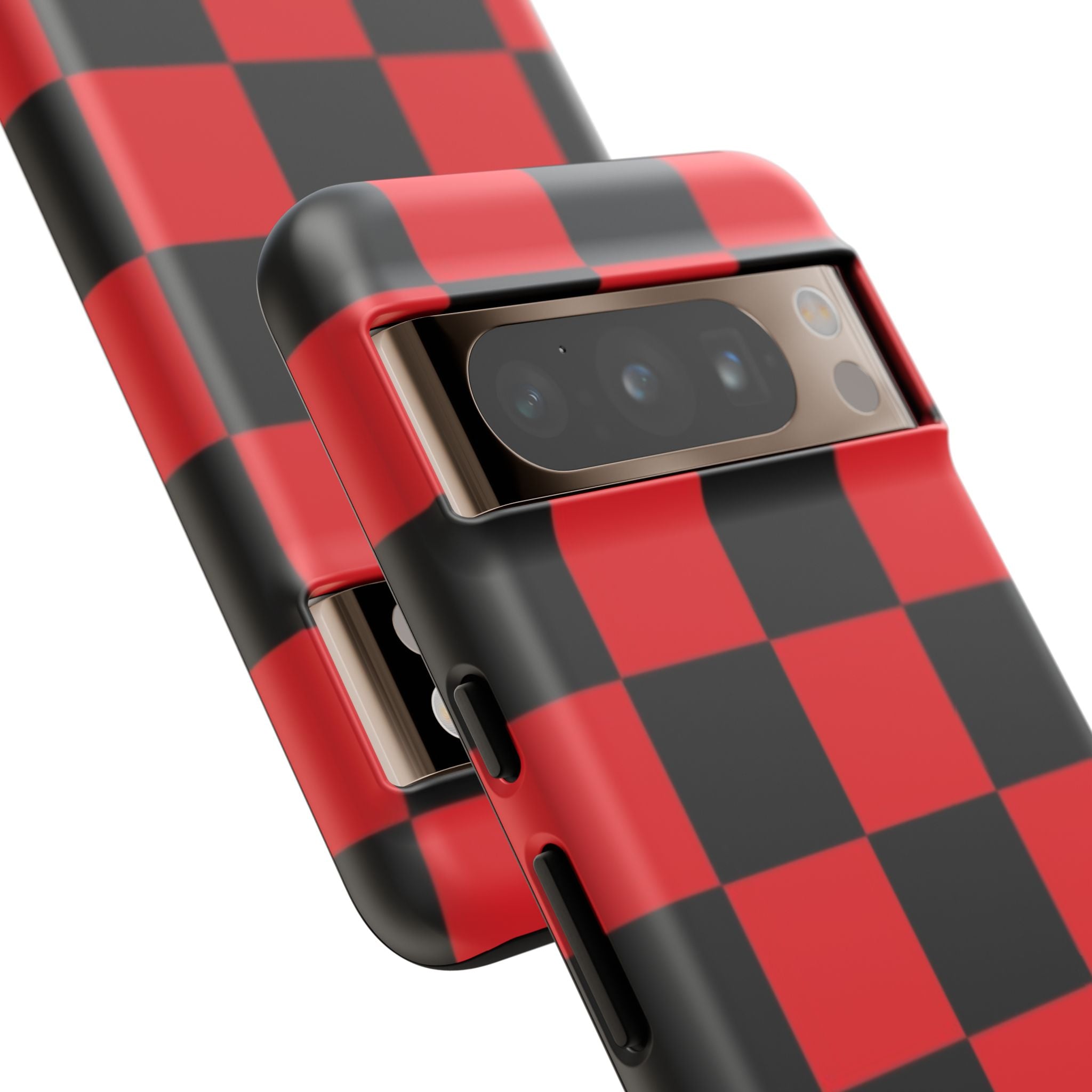 Stylish Phone Case - Tough Cases - Checker Pattern, Protective Cover, Gift for Her, Tech Accessories, Holiday Present