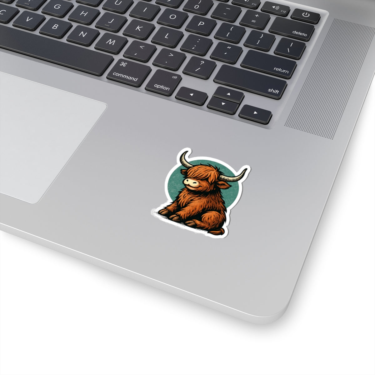 Highland Cow Stickers, Fun Decor for Laptops