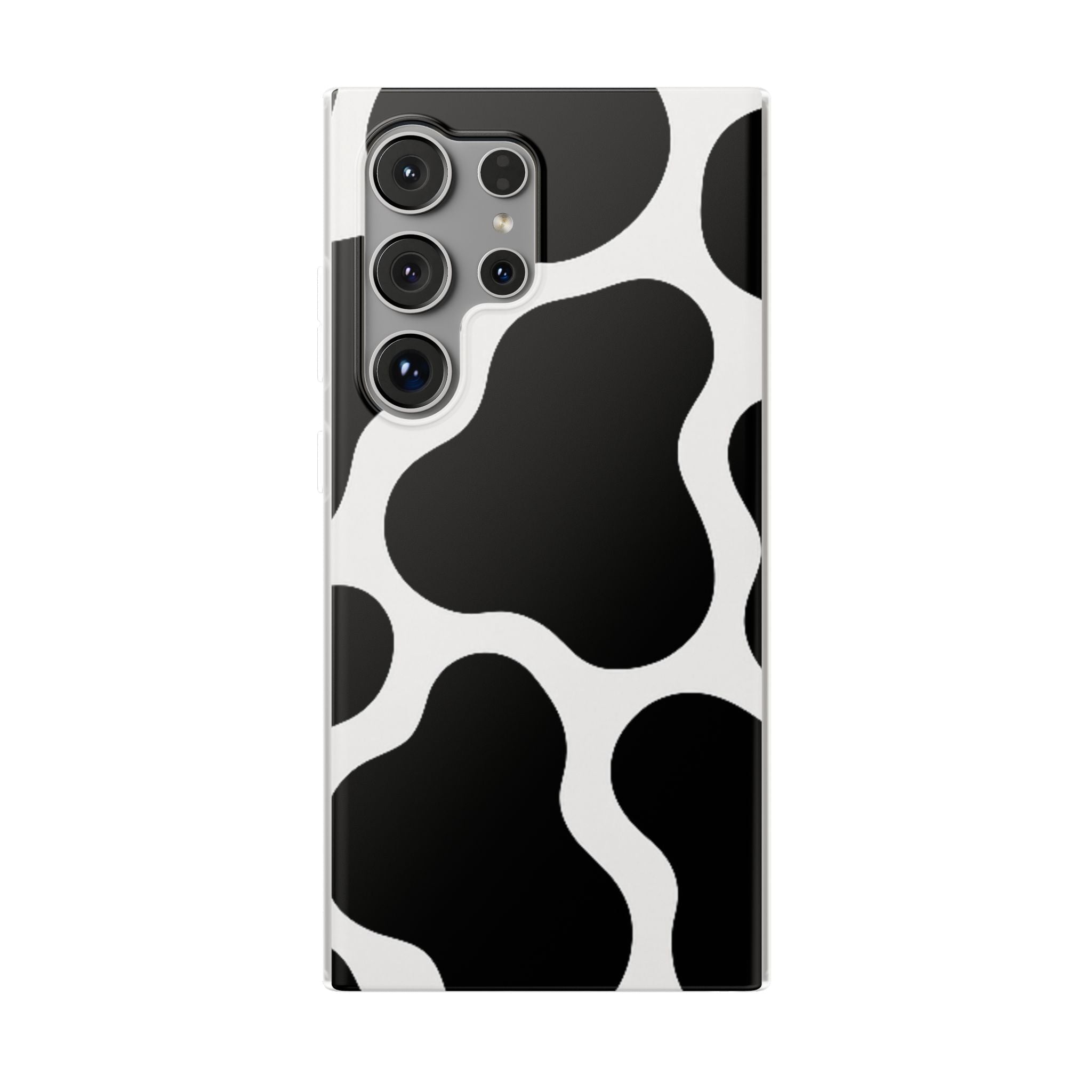 Stylish Cow Print Flexi Cases for iPhone, Trendy Phone Covers, Unique Gift for Animal Lovers, Everyday Essentials, Cute Phone Accessories