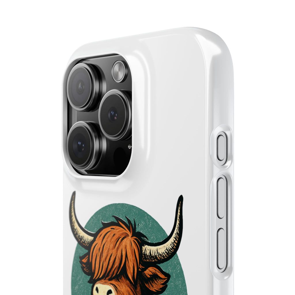 Highland Cow Sitting Slim Case
