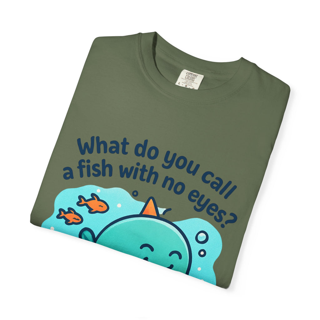 Whimsical Fish Dad Joke Unisex T-Shirt, Funny Gift for Sea Lovers, Kids and Adults, Casual Wear, Birthday, Ocean Theme, Humor Shirt