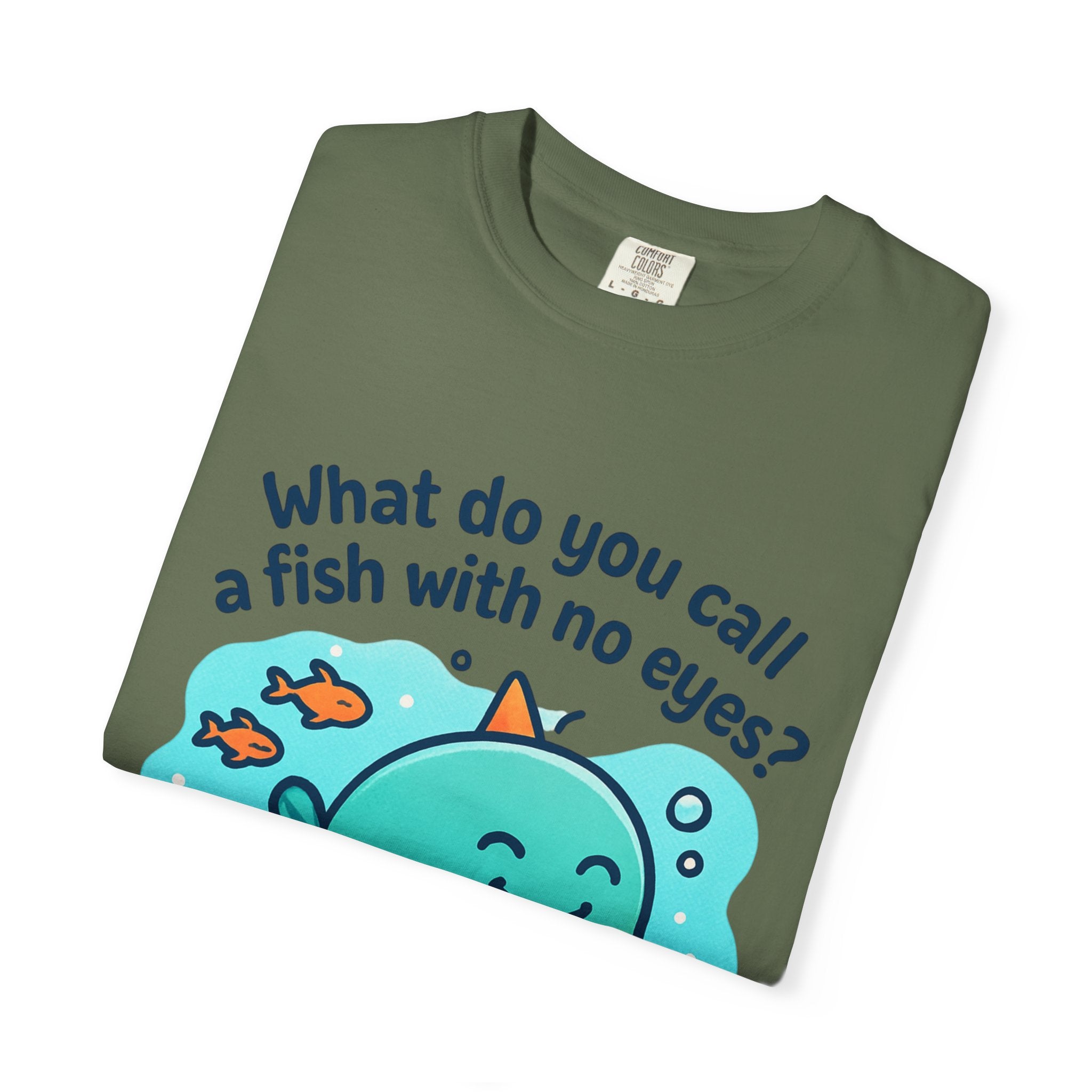 Whimsical Fish Dad Joke Unisex T-Shirt, Funny Gift for Sea Lovers, Kids and Adults, Casual Wear, Birthday, Ocean Theme, Humor Shirt