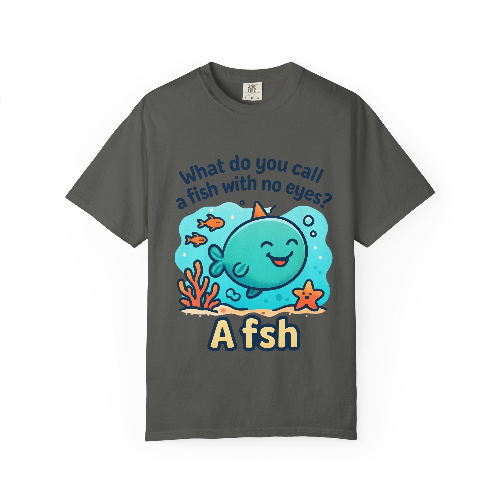 Whimsical Fish Dad Joke Unisex T-Shirt, Funny Gift for Sea Lovers, Kids and Adults, Casual Wear, Birthday, Ocean Theme, Humor Shirt