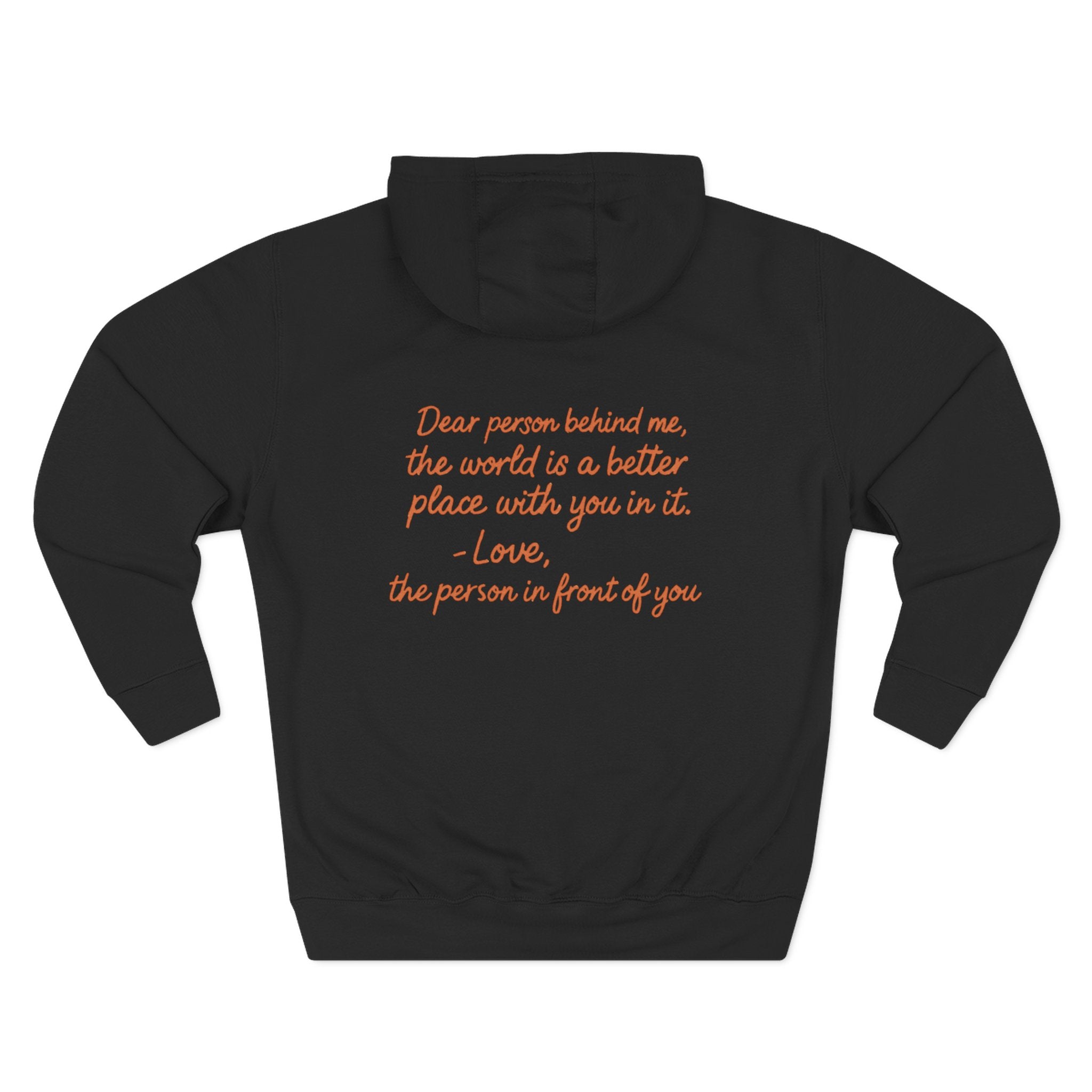 Inspirational Fleece Hoodie - You Are Enough, Motivational Sweatshirt, Uplifting Gift, Cozy Outfit for Self-Love and Positivity