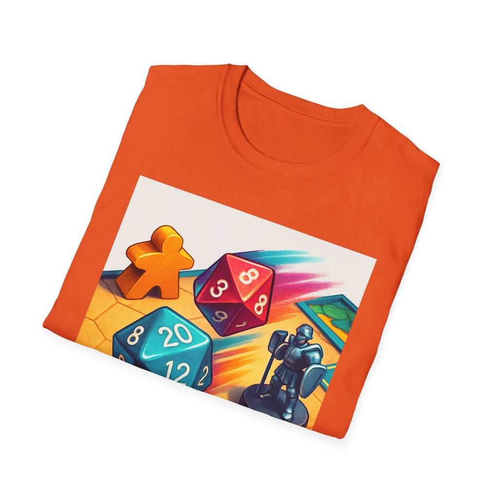 Dice Game Unisex T-Shirt - Perfect for Board Game Lovers, Gamer Gift, Casual Wear, Unique Design, Game Night Apparel
