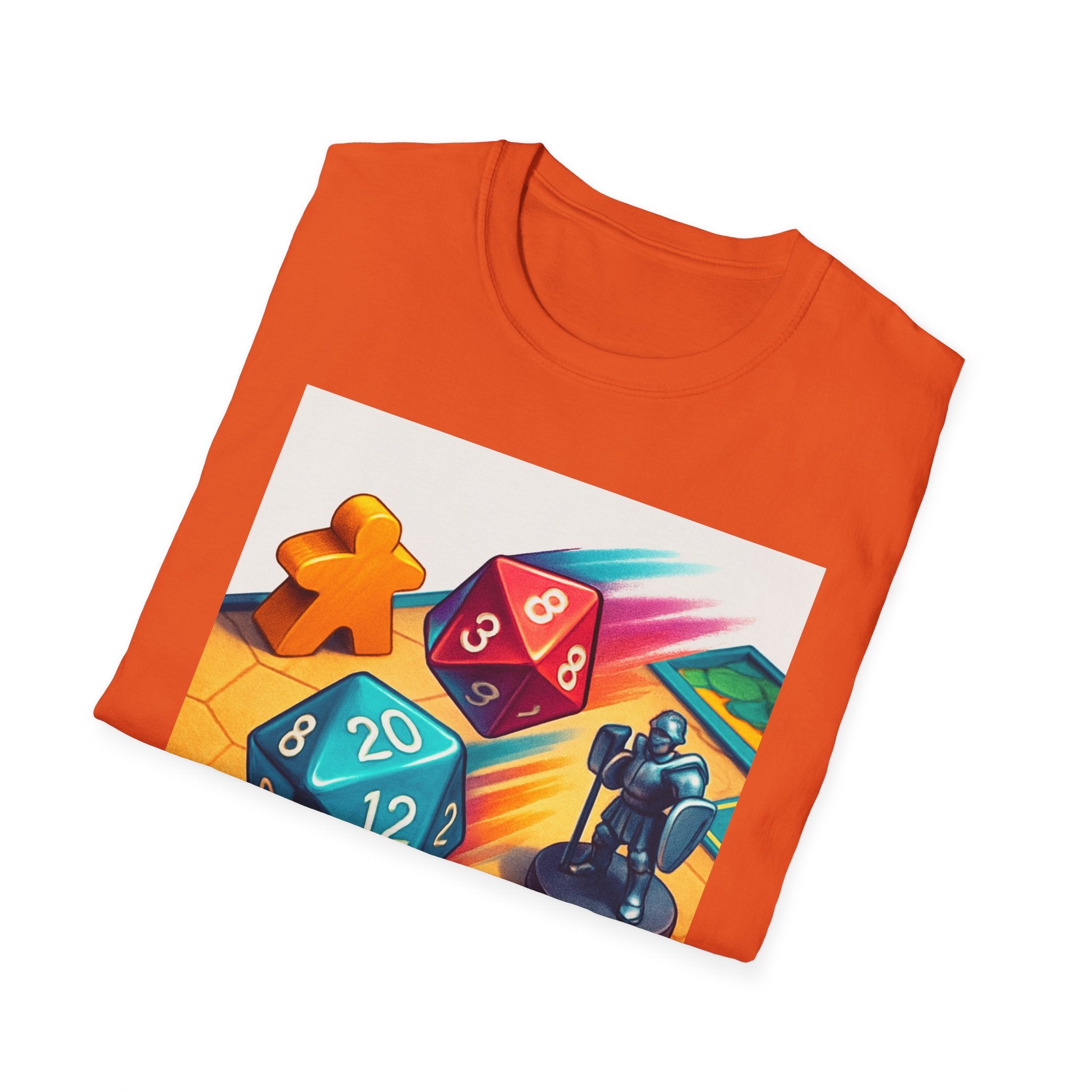 Dice Game Unisex T-Shirt - Perfect for Board Game Lovers, Gamer Gift, Casual Wear, Unique Design, Game Night Apparel