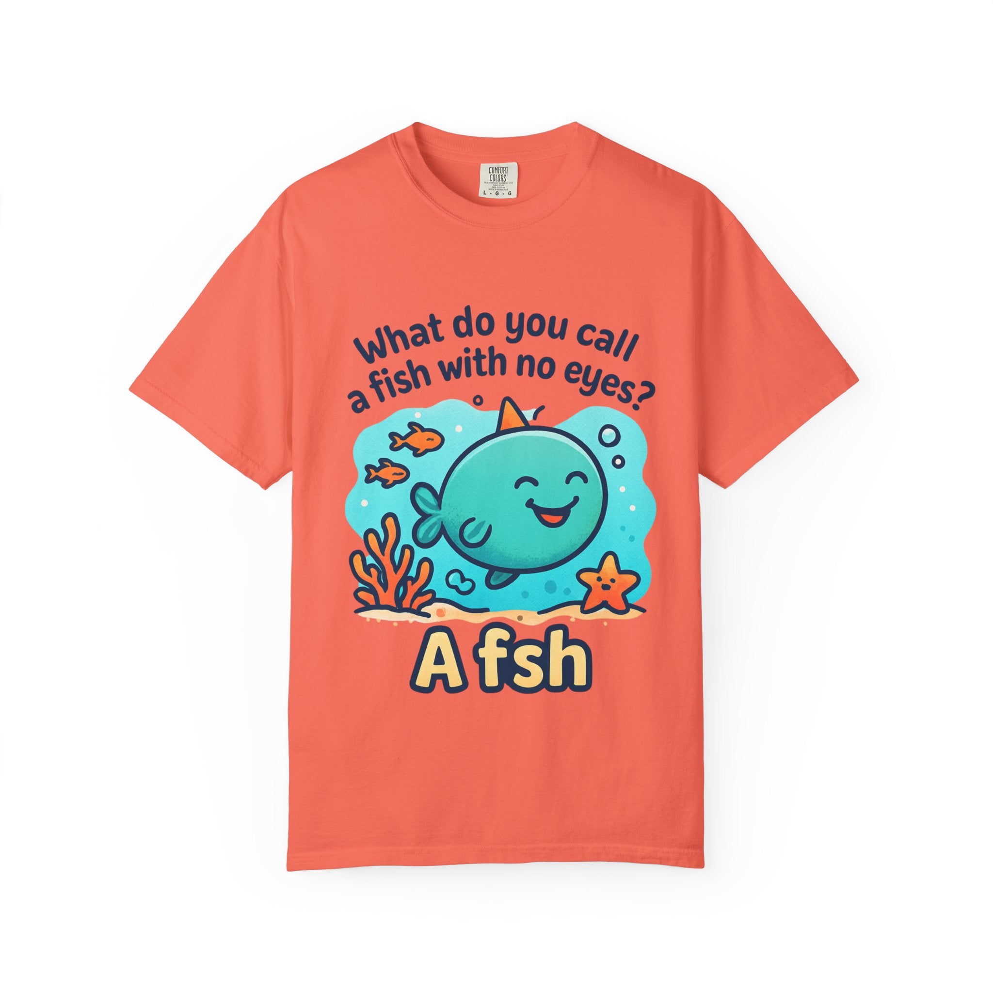 Whimsical Fish Dad Joke Unisex T-Shirt, Funny Gift for Sea Lovers, Kids and Adults, Casual Wear, Birthday, Ocean Theme, Humor Shirt