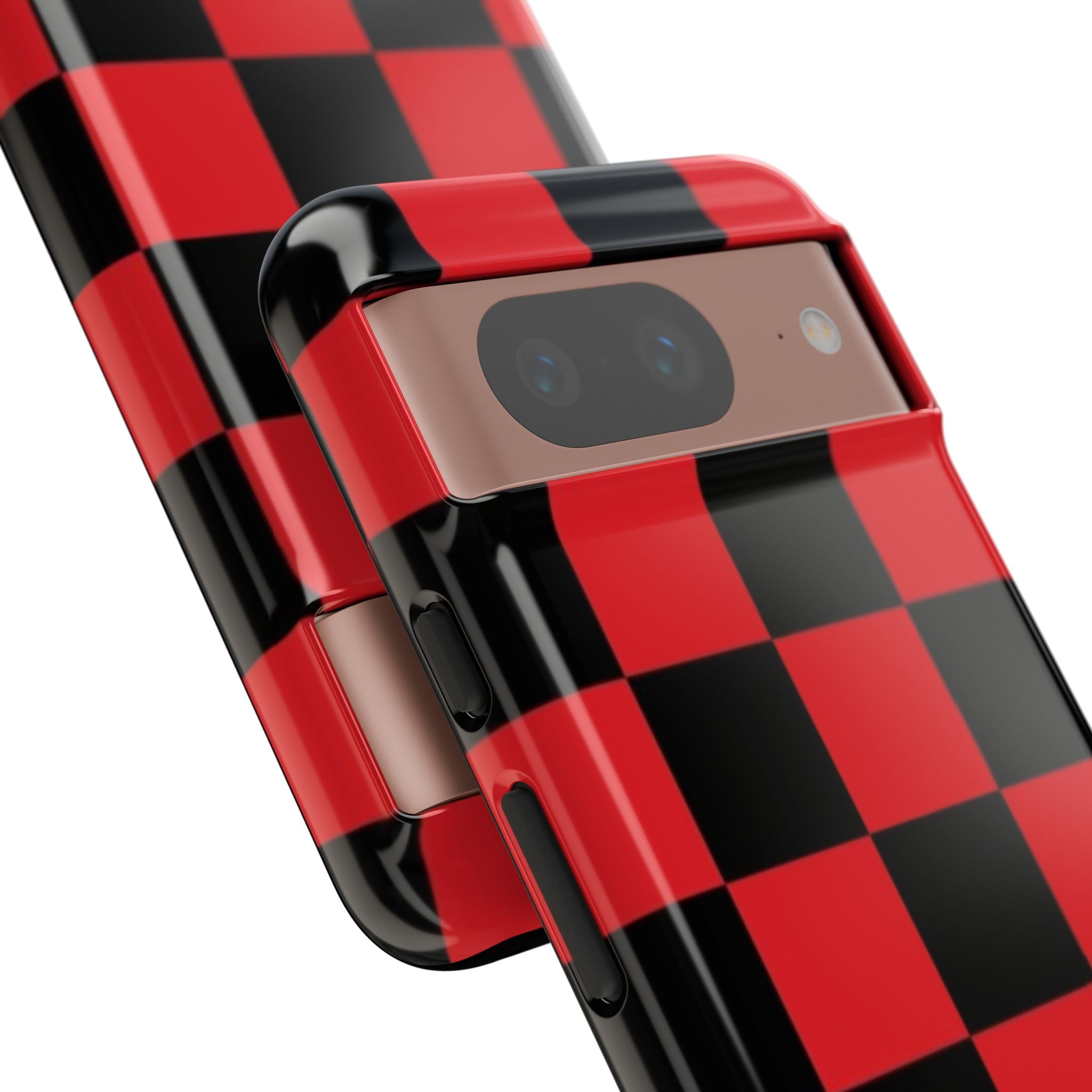 Stylish Phone Case - Tough Cases - Checker Pattern, Protective Cover, Gift for Her, Tech Accessories, Holiday Present