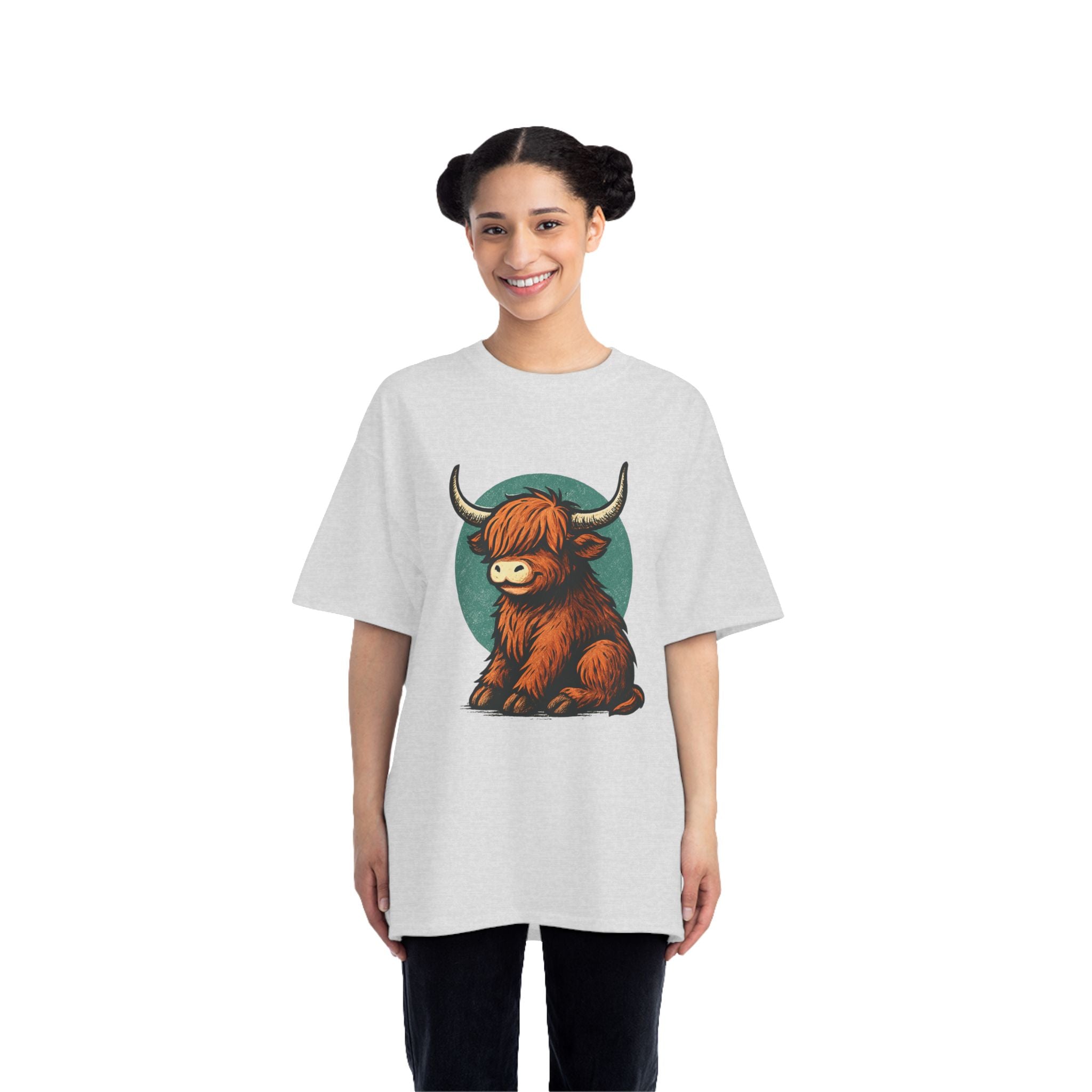 Cute Highland Cow T-Shirt, Graphic Tee