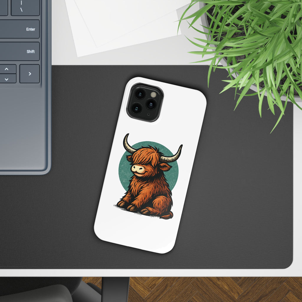 Highland Cow Sitting Slim Case