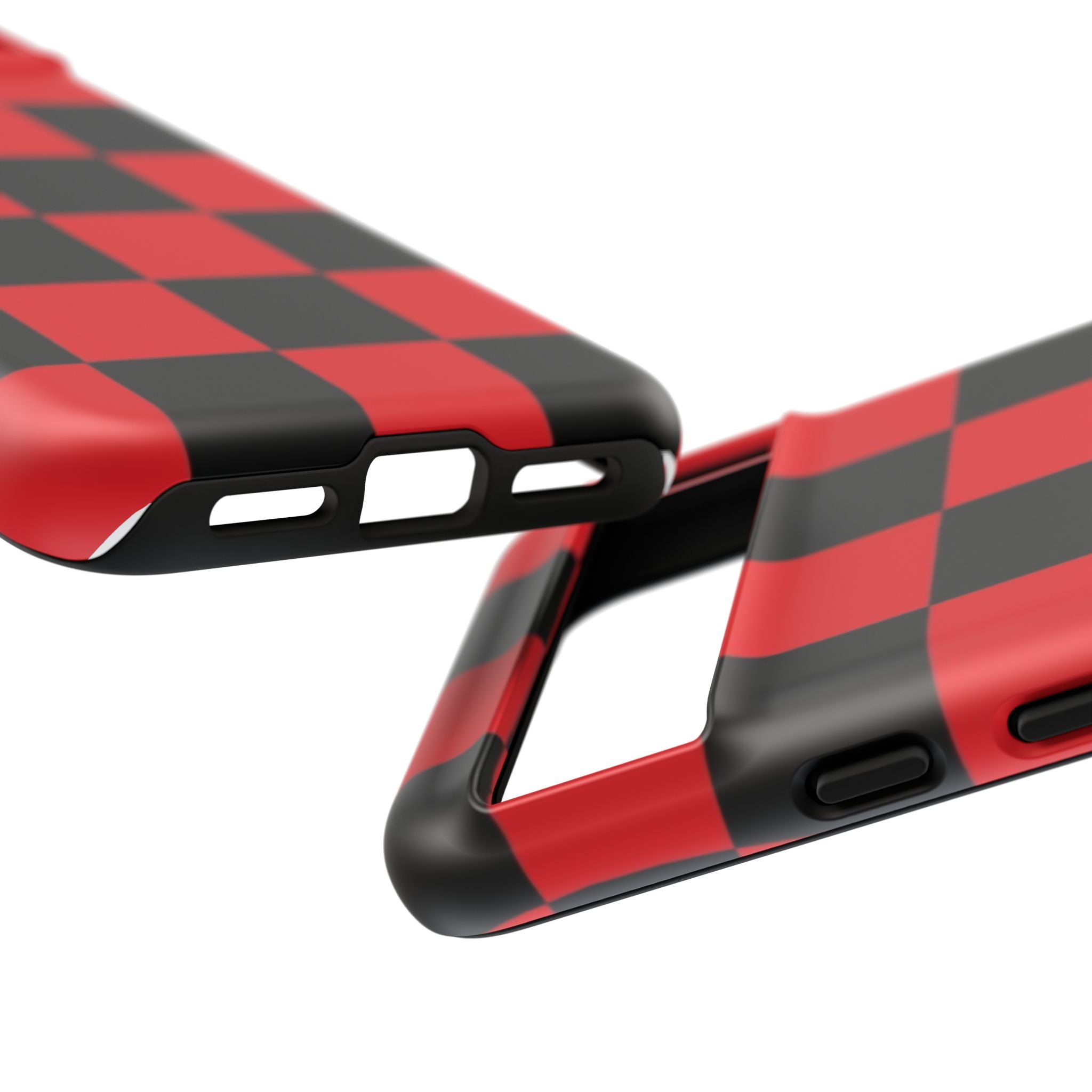 Stylish Phone Case - Tough Cases - Checker Pattern, Protective Cover, Gift for Her, Tech Accessories, Holiday Present